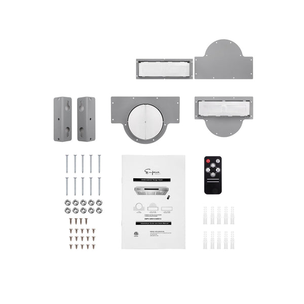 Empava 36 In. 500 CFM Stainless Steel Under Cabinet Range Hood | EMPV-36RH14