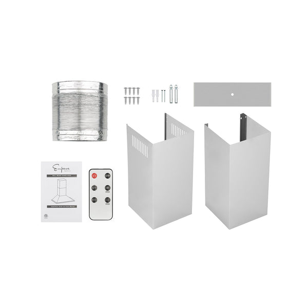 Empava 30 In. 380 CFM Stainless Steel Wall Mount Range Hood | EMPV-30RH03