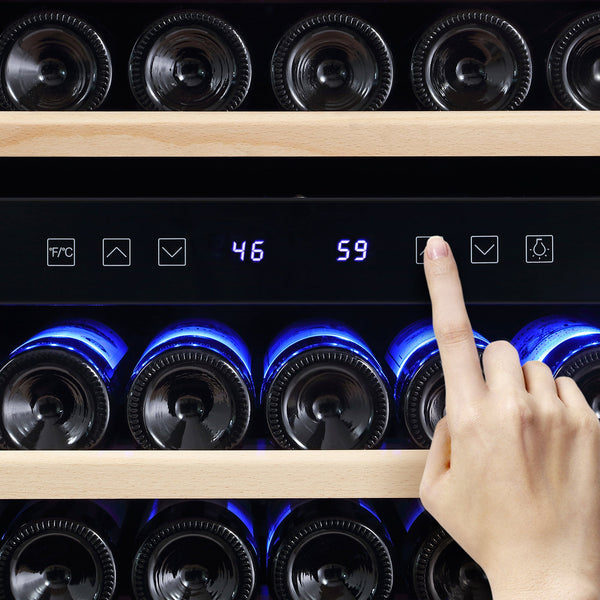 Empava 24 in. 116 Bottle Dual Zone Wine Cooler | EMPV-WC06D