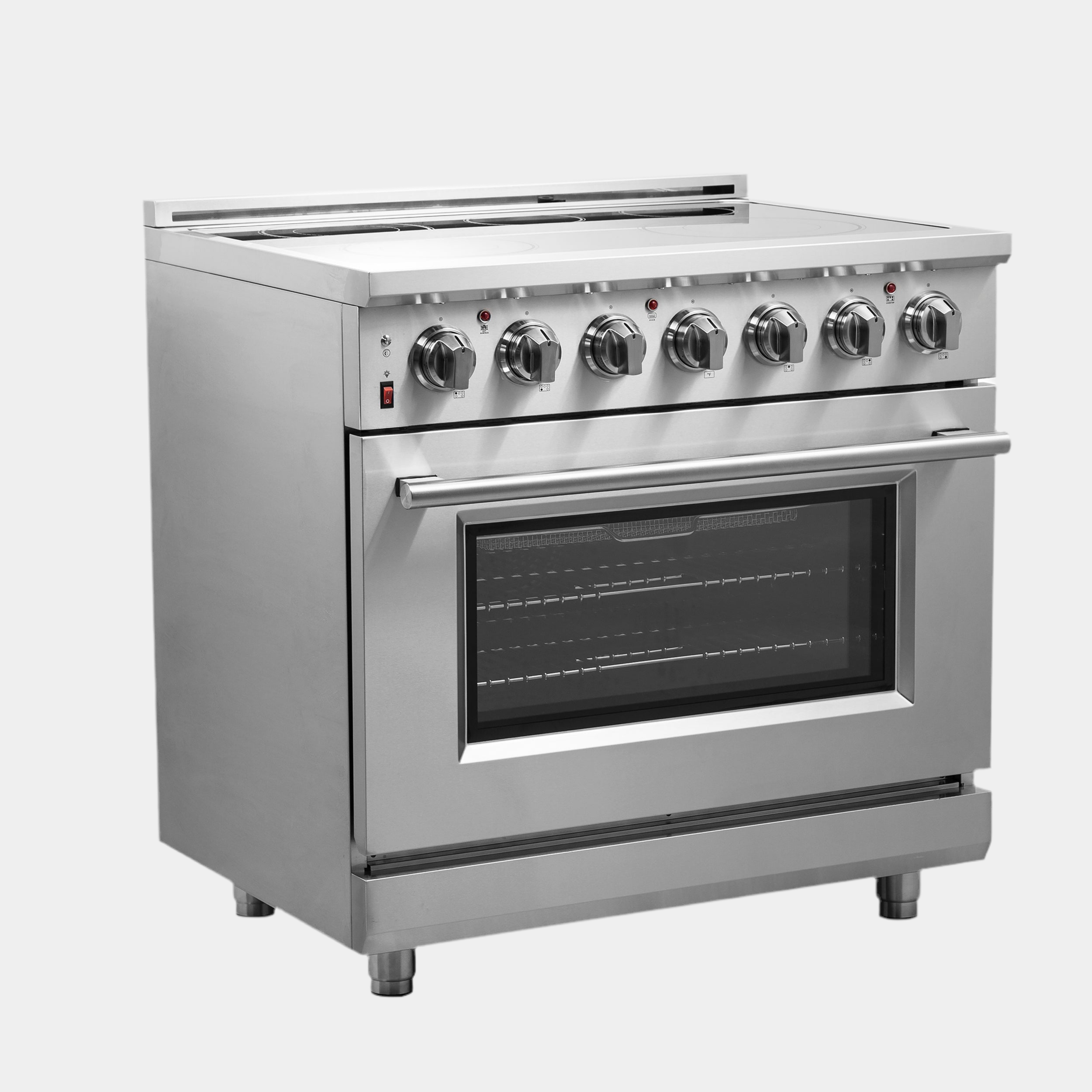 Forno Massimo 36-Inch Freestanding Chef Door Electric Range, True Convection Oven
