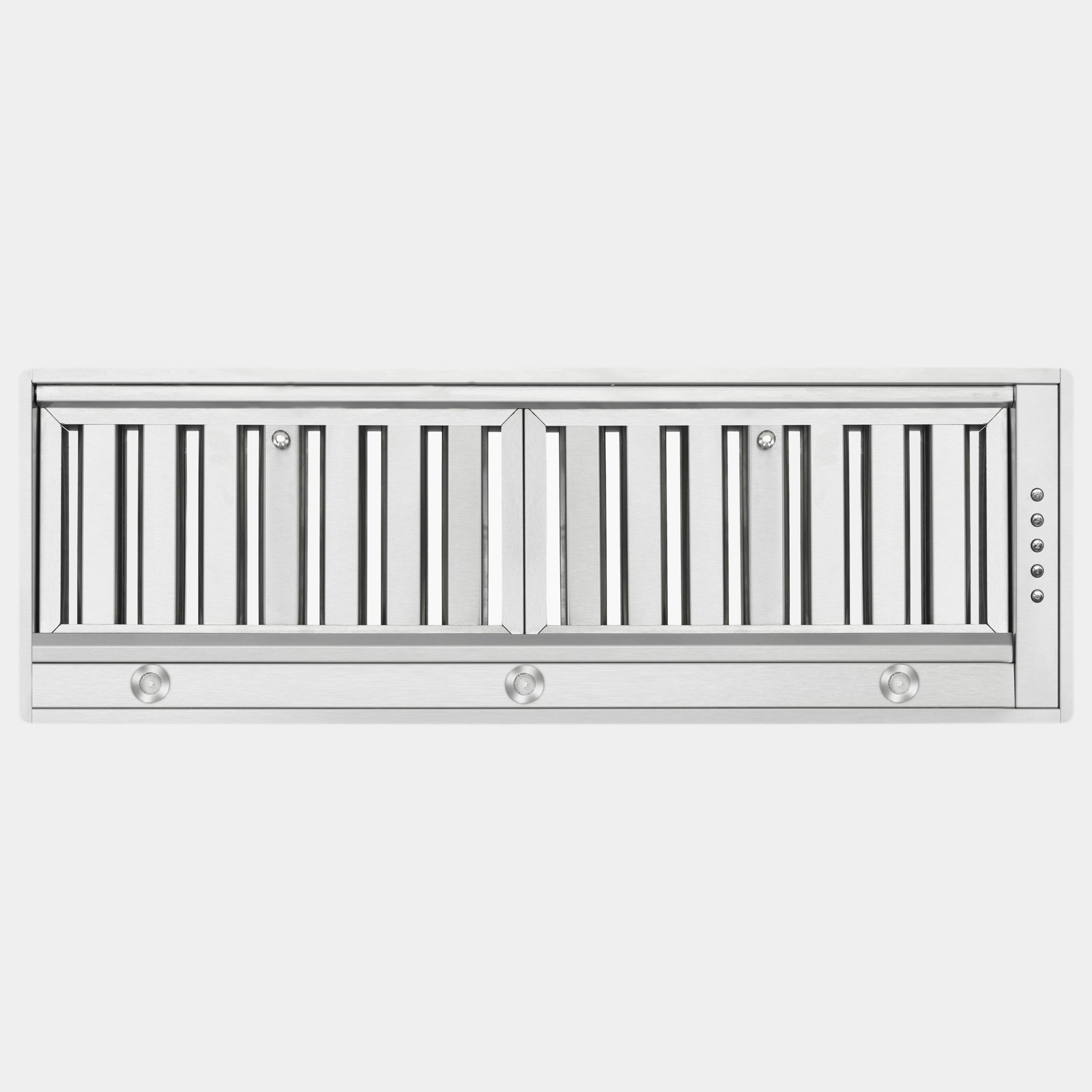 Forno Frassanito 36-Inch Recessed Range Hood, 450 CFM, Stainless Steel Baffle Filters, LED Lighting
