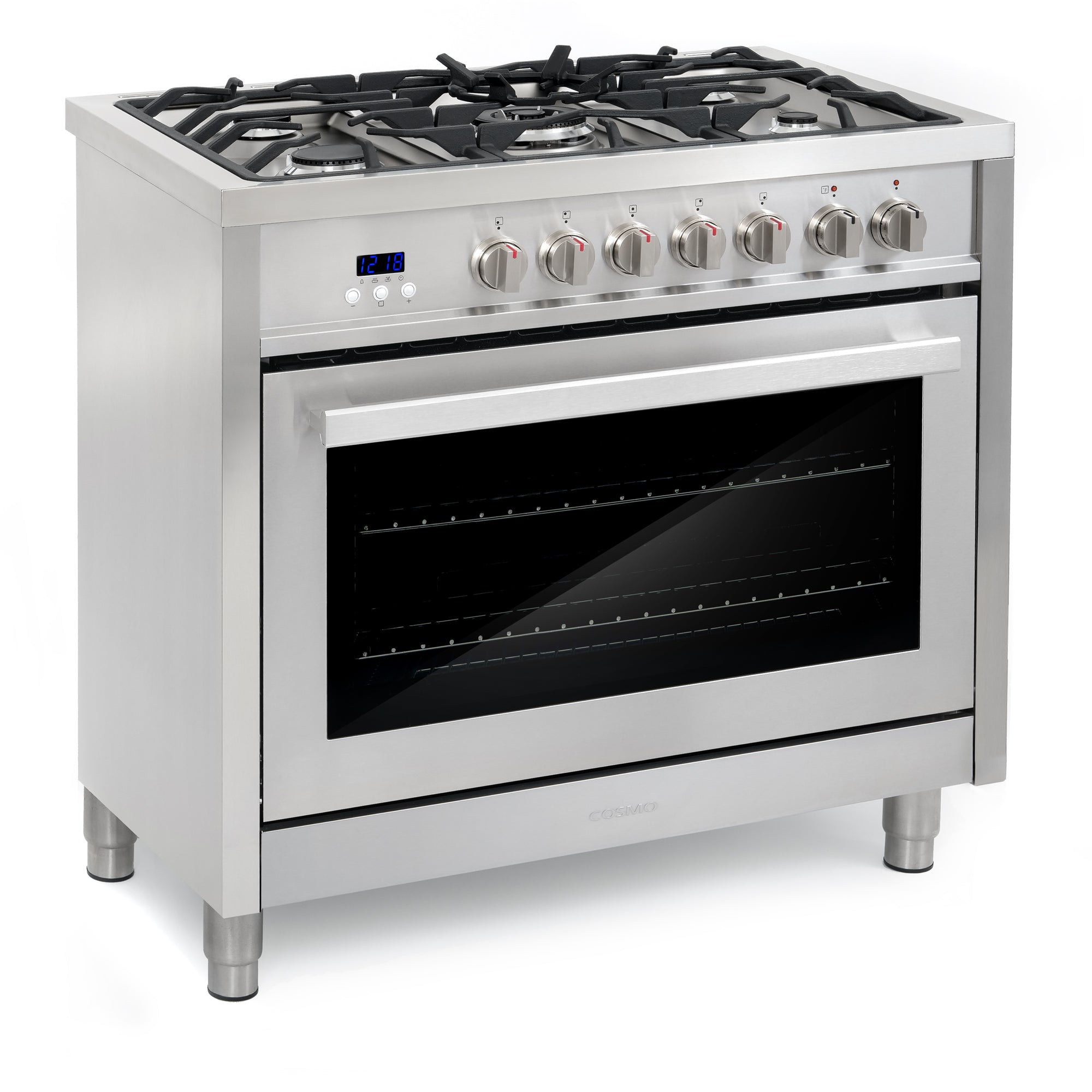 Cosmo Package - 36 in. Dual Fuel Range, Range Hood, Refrigerator and Dishwasher | COS-4PKG-224