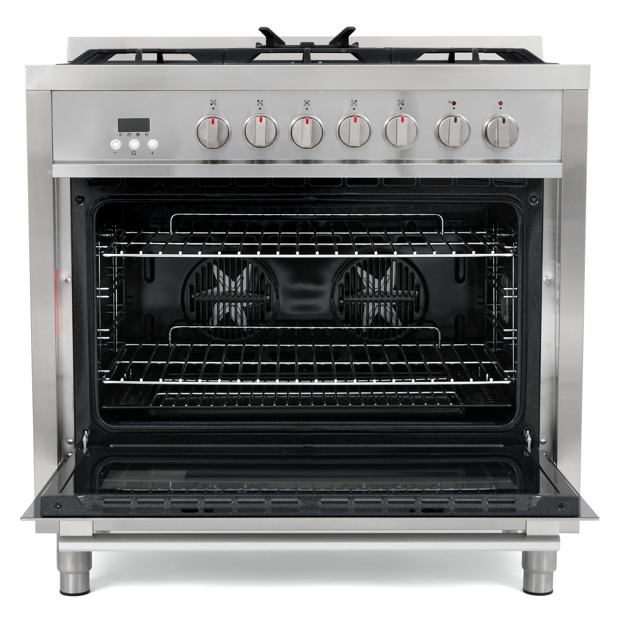 Cosmo Package - 36 in. Dual Fuel Range, Range Hood, Refrigerator and Dishwasher | COS-4PKG-224