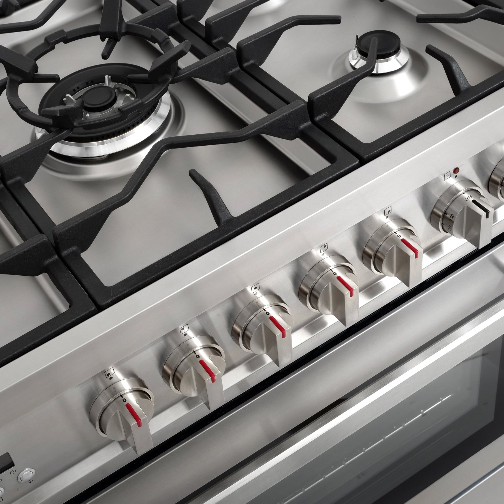 Cosmo Stellar 36 in. 3.8 cu. ft. 5-Burner Stainless Steel Dual Fuel Range | F965