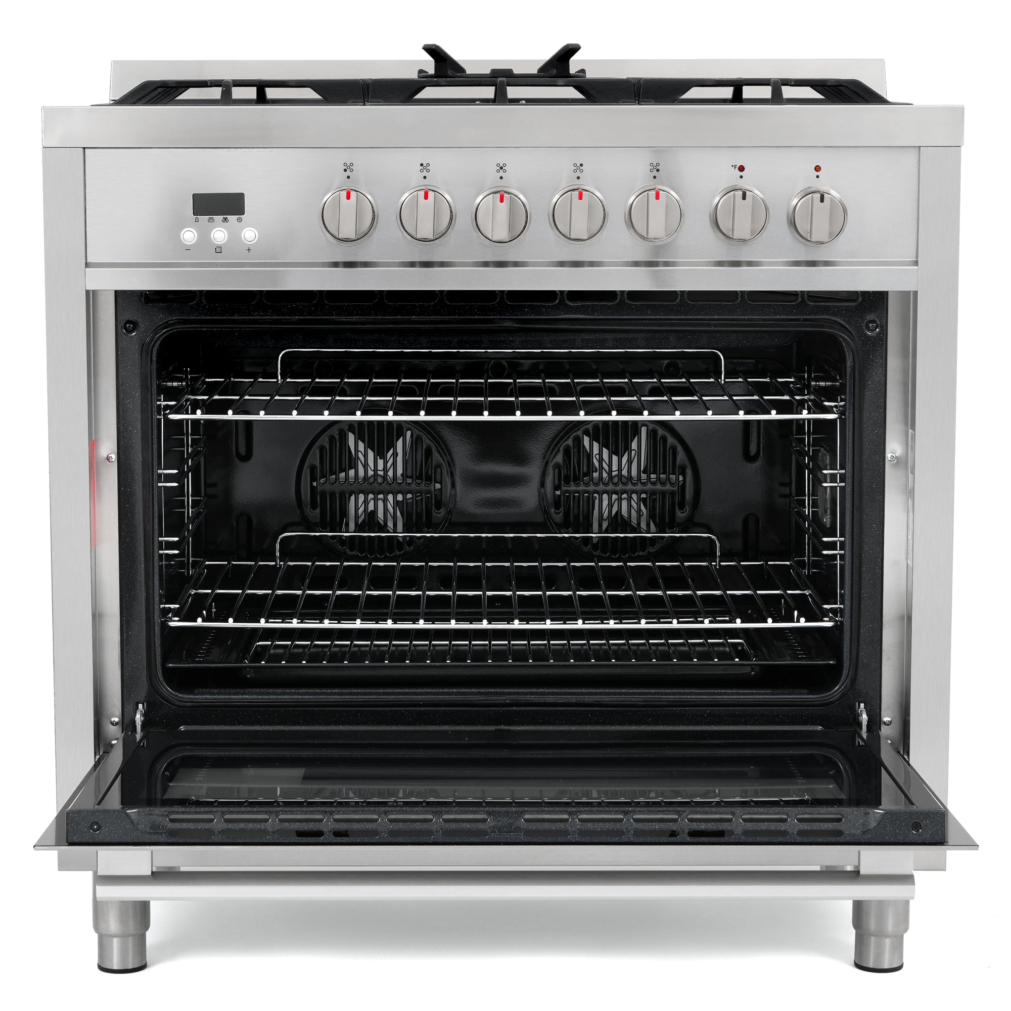 Cosmo Package - 36 in. Dual Fuel Range, Range Hood, Dishwasher, Refrigerator and Wine Cooler | COS-5PKG-187