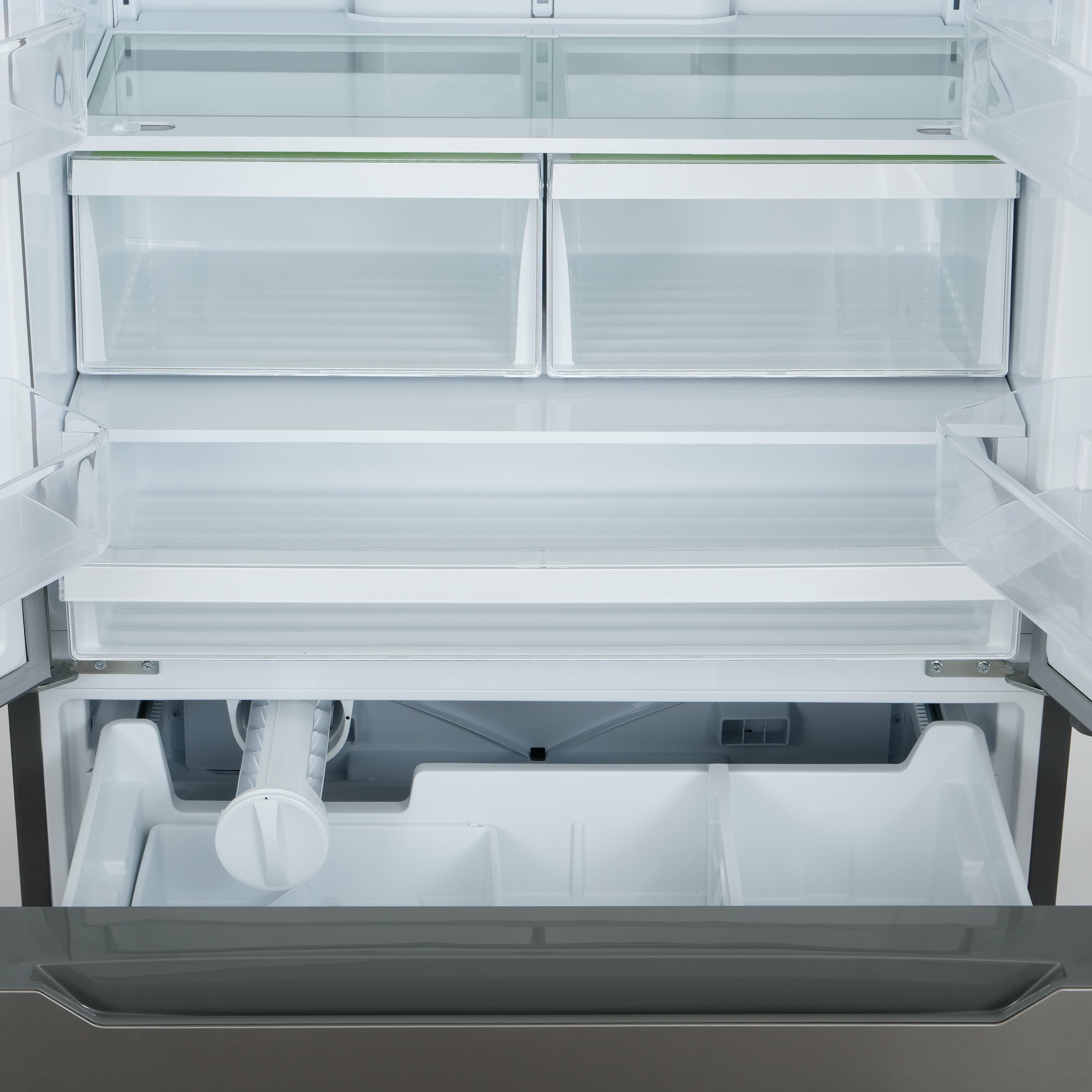 Cosmo Lumin 36 in. 22.5 cu. ft. Stainless Steel French Door Refrigerator with Recessed Handles and Ice Maker | COS-FDR225RHSS