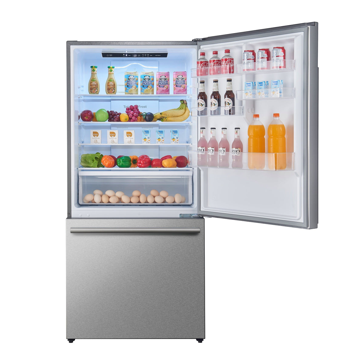 Forno Espresso Milano 62 in. 34.4 cu.ft. Stainless Steel Side-By-Side Refrigerator with Ice Maker | FFFFD1787-60S