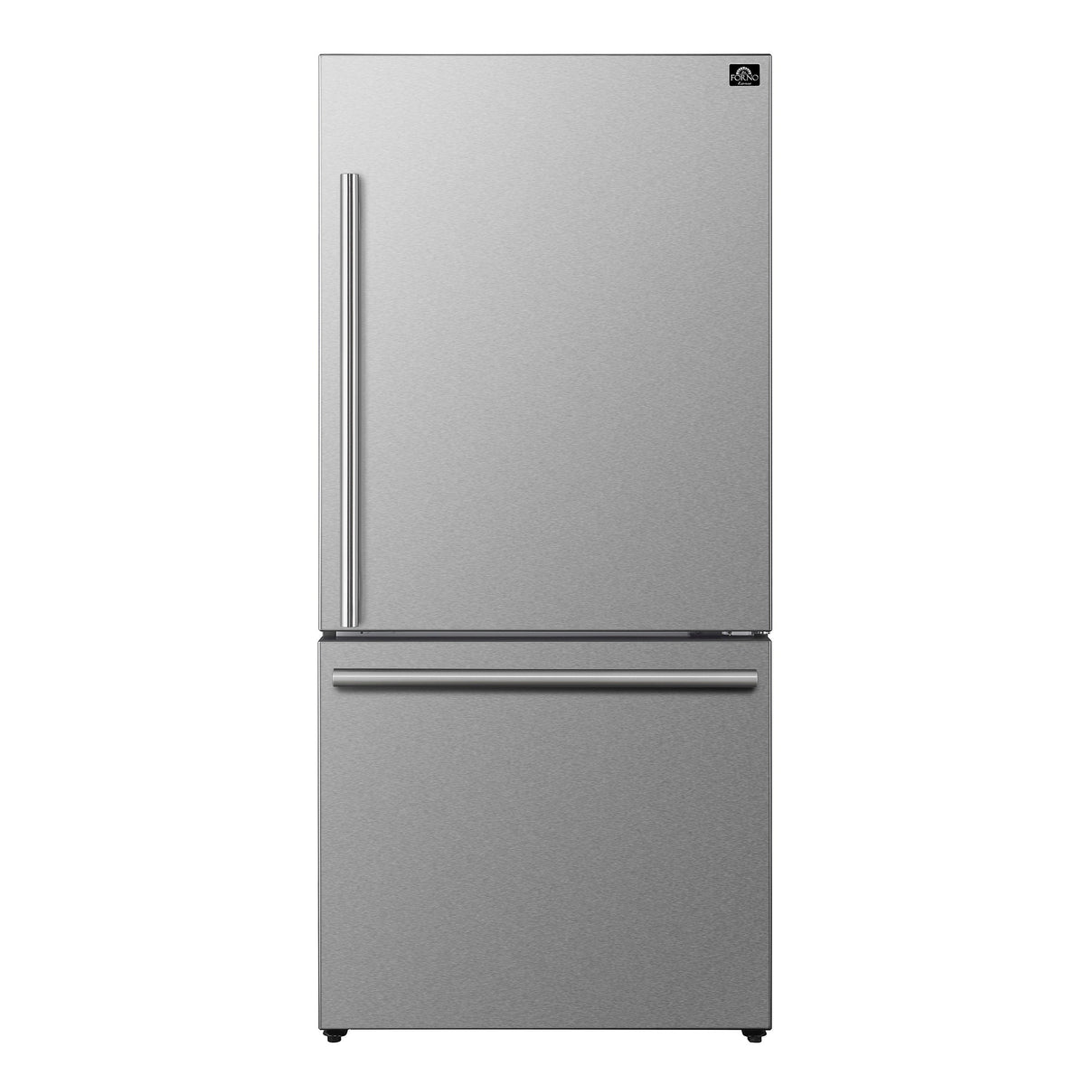 Forno Espresso Milano 62 in. 34.4 cu.ft. Stainless Steel Side-By-Side Refrigerator with Ice Maker | FFFFD1787-60S