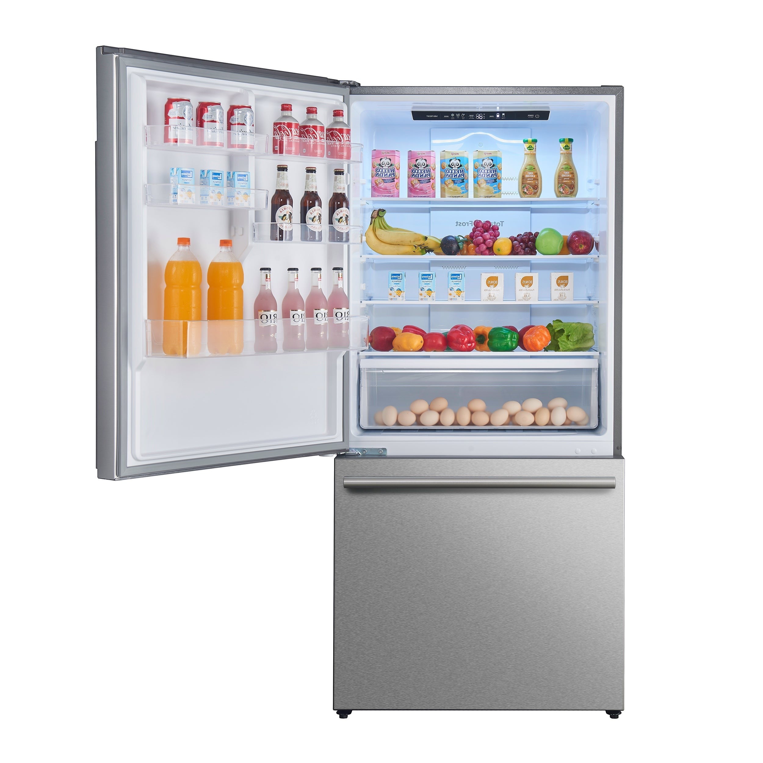 Forno Espresso Milano 62 in. 34.4 cu.ft. Stainless Steel Side-By-Side Refrigerator with Ice Maker | FFFFD1787-60S