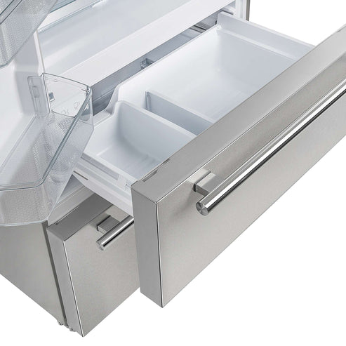 Forno Moena 36 in. Stainless Steel Refrigerator with Ice Maker 19.2 cu.ft | FFRBI1820-36SB