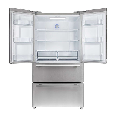 Forno Moena 36 in. Stainless Steel Refrigerator with Ice Maker 19.2 cu.ft | FFRBI1820-36SB