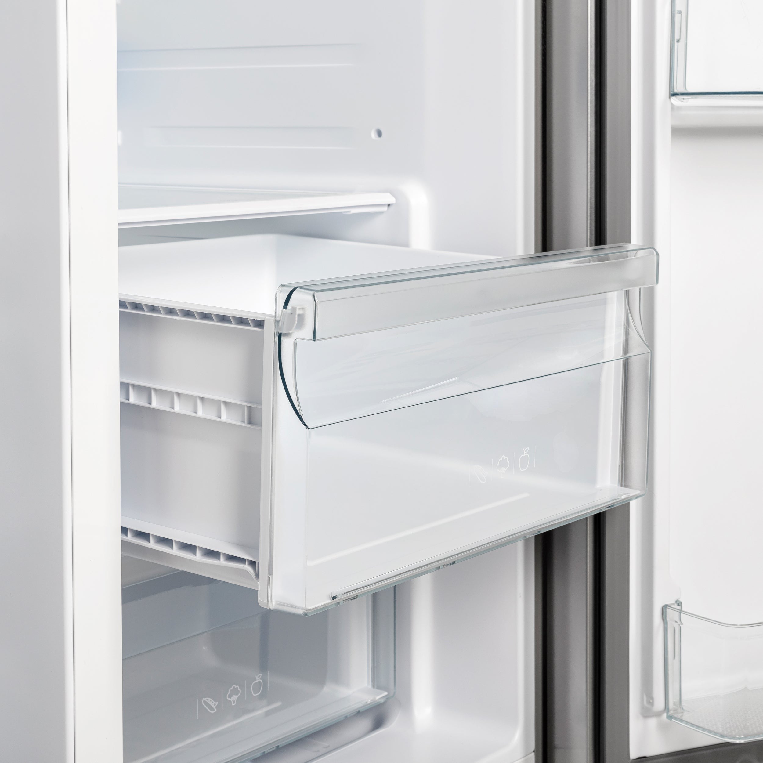 Forno Salerno 40 in. 20 cu. ft. Side-by-Side Stainless Steel Refrigerator with Water, Ice Dispenser and Decorative Trim Kit | FFRBI1844-40MG