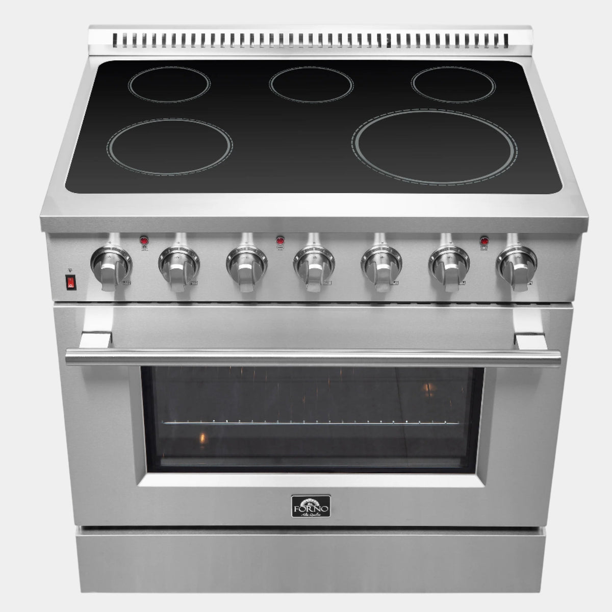 Forno Galiano 36 in. 5.36 cu. ft. 5-Burner Stainless Steel Electric Range | FFSEL6083-36