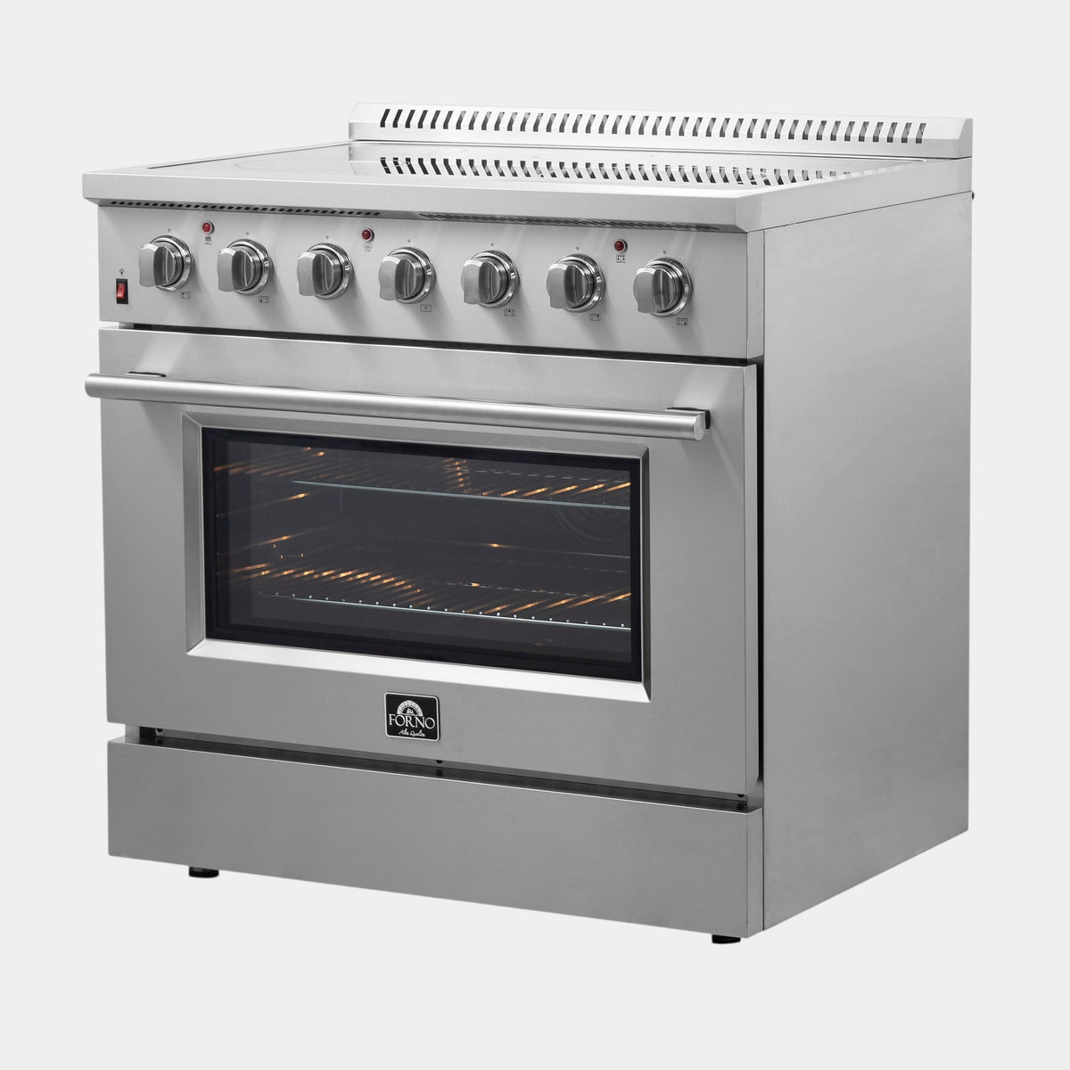 Forno Galiano 36 in. 5.36 cu. ft. 5-Burner Stainless Steel Electric Range | FFSEL6083-36