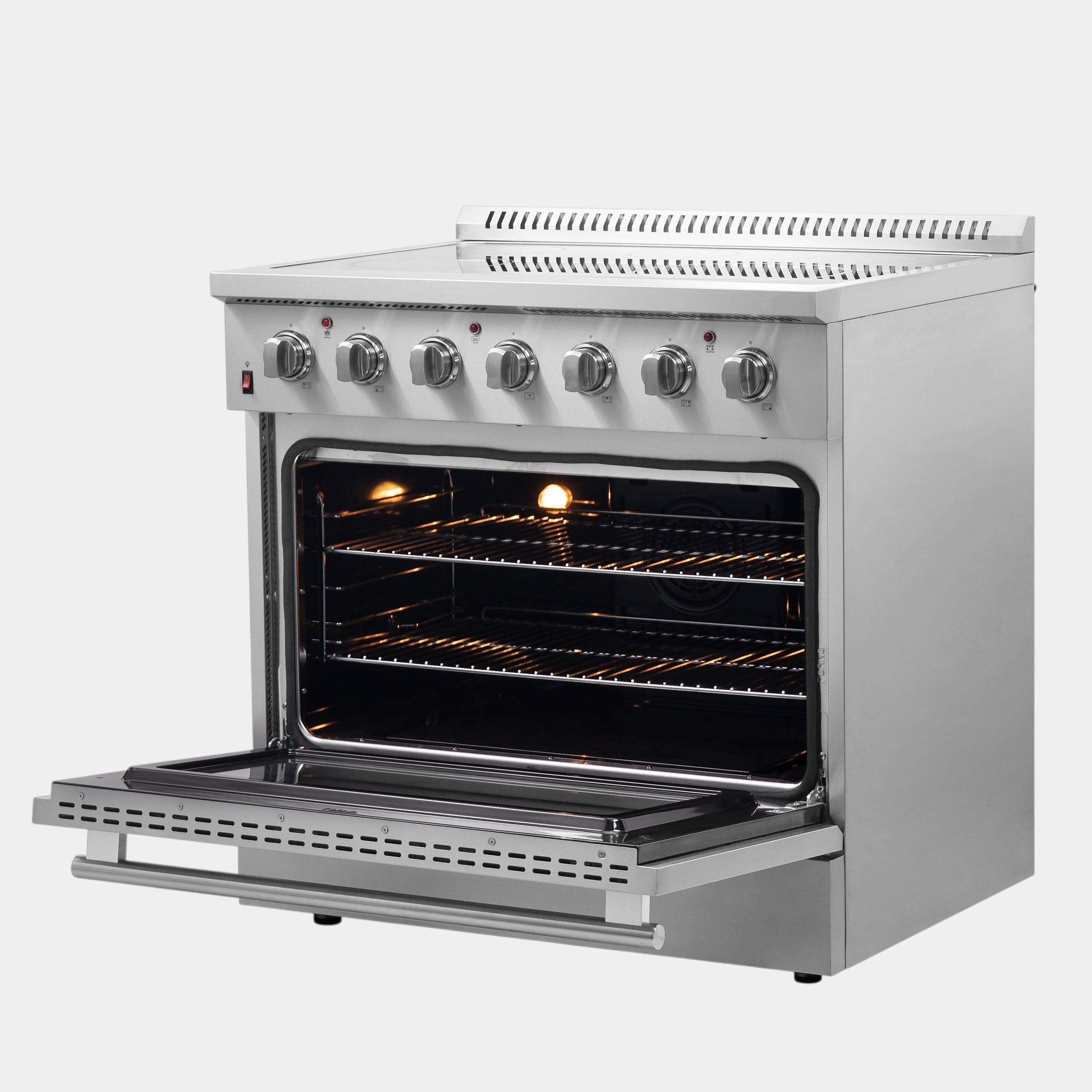 Forno Galiano 36 in. 5.36 cu. ft. 5-Burner Stainless Steel Electric Range | FFSEL6083-36