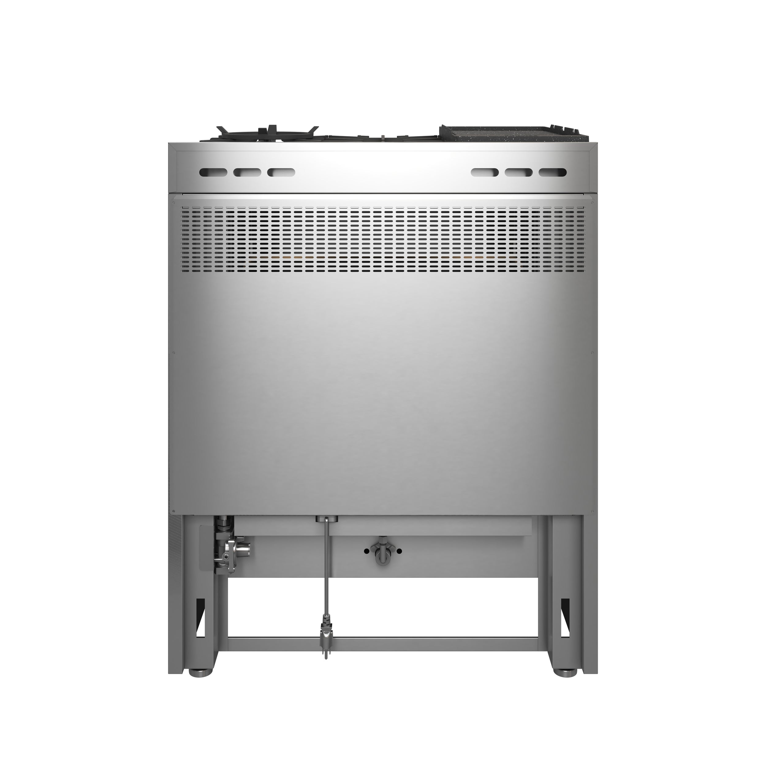 Forno Lazio 30 in. 5-Burner Stainless Steel Gas Range with Air Fryer and Griddle 4.32 cu. ft. | FFSGS6276-30