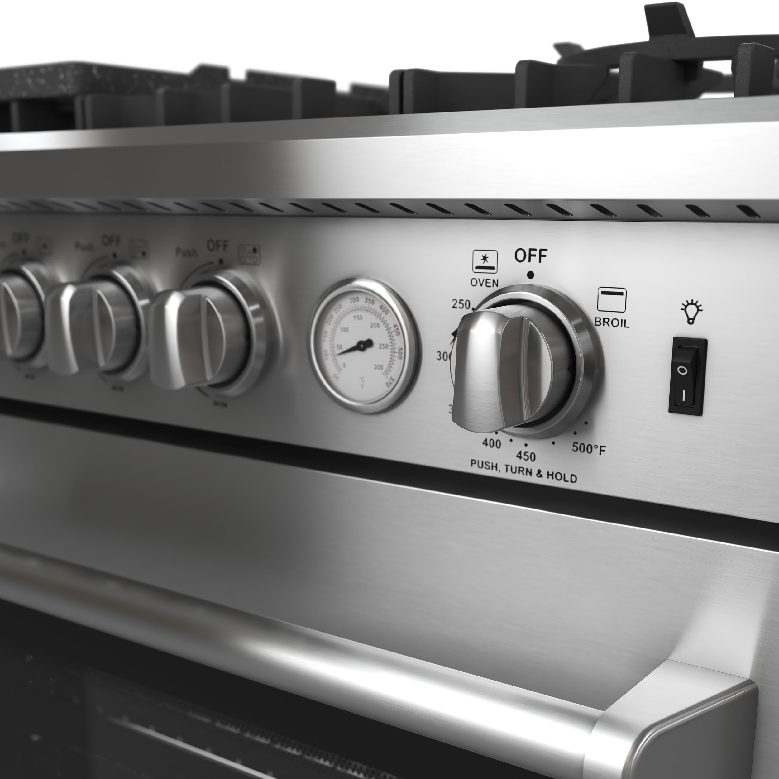Forno Lazio 30 in. 5-Burner Stainless Steel Gas Range with Air Fryer and Griddle 4.32 cu. ft. | FFSGS6276-30