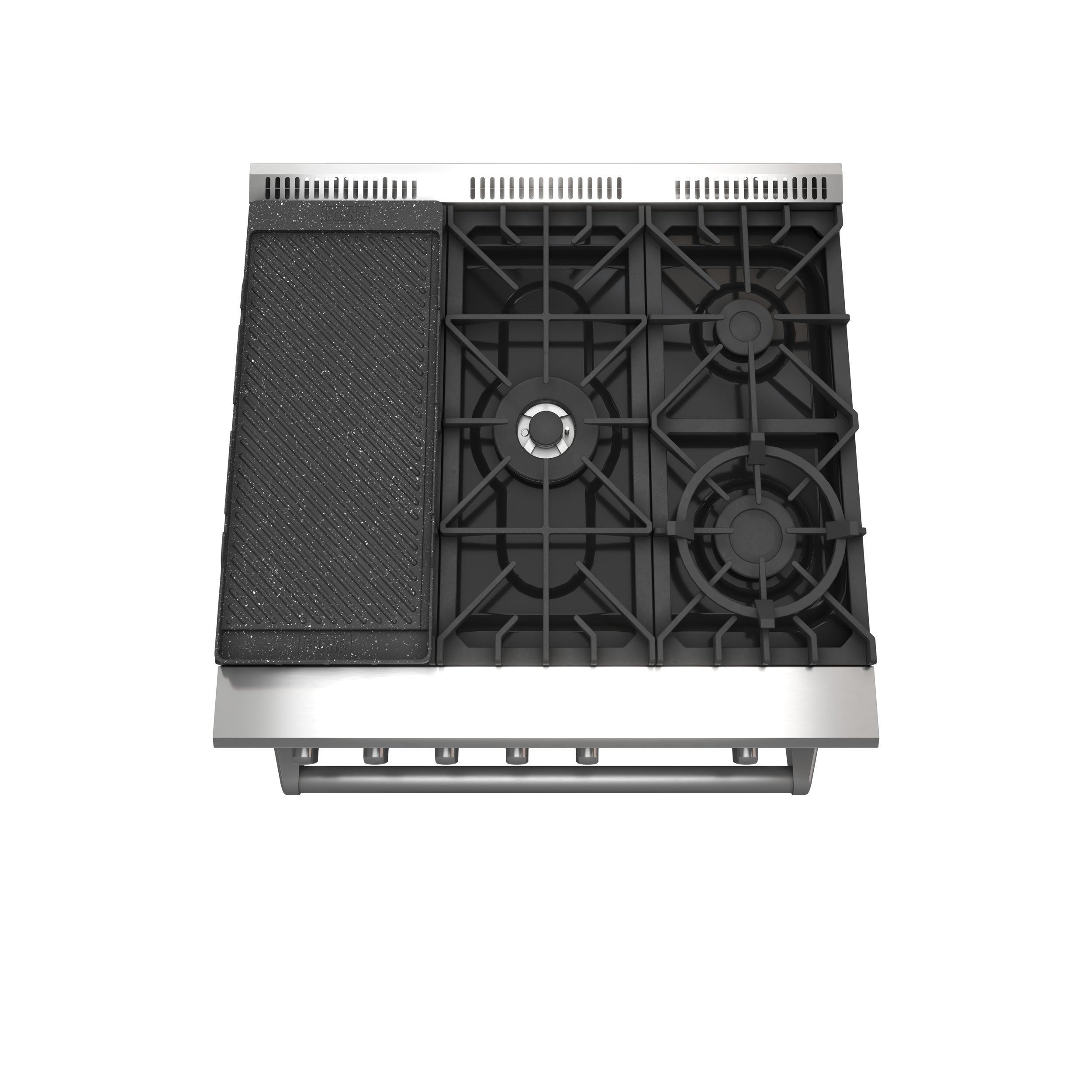Forno Lazio 30 in. 5-Burner Stainless Steel Gas Range with Air Fryer and Griddle 4.32 cu. ft. | FFSGS6276-30
