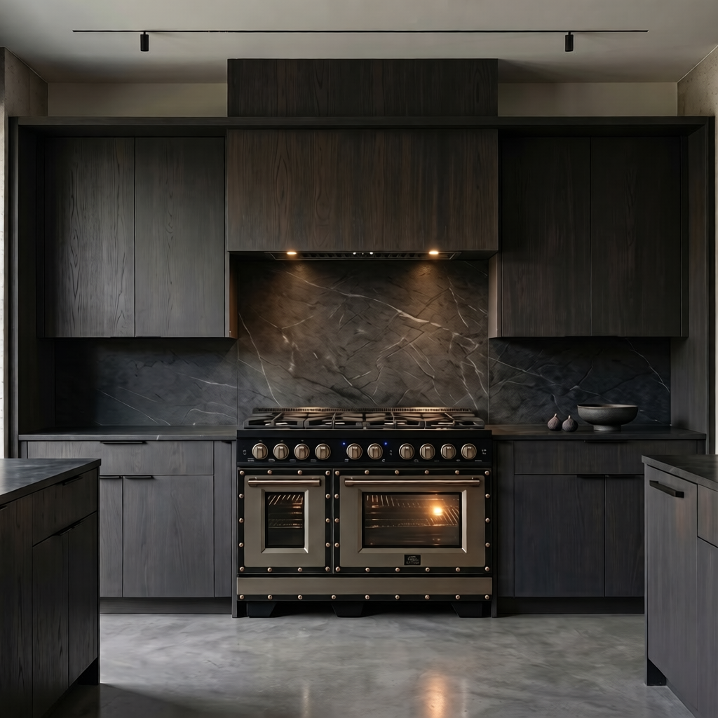 Forno Valente 48 in. 6.7 Cu.ft. Black Gas Range with 8 Sealed Burners and Air Fry | FFSGS6299-48CPBLK
