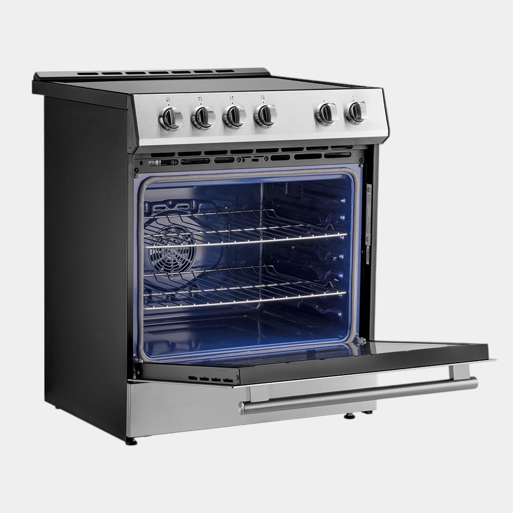 Forno Espresso Leonardo 30 in. 5 cu. ft. 4-Burner Stainless Steel Induction Range | FFSIN0982-30