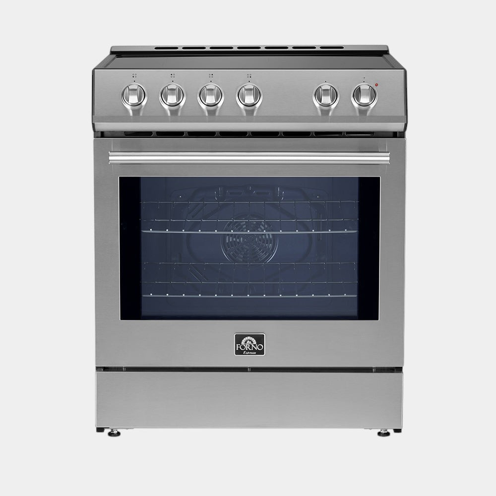 Forno Espresso Leonardo 30 in. 5 cu. ft. 4-Burner Stainless Steel Induction Range | FFSIN0982-30