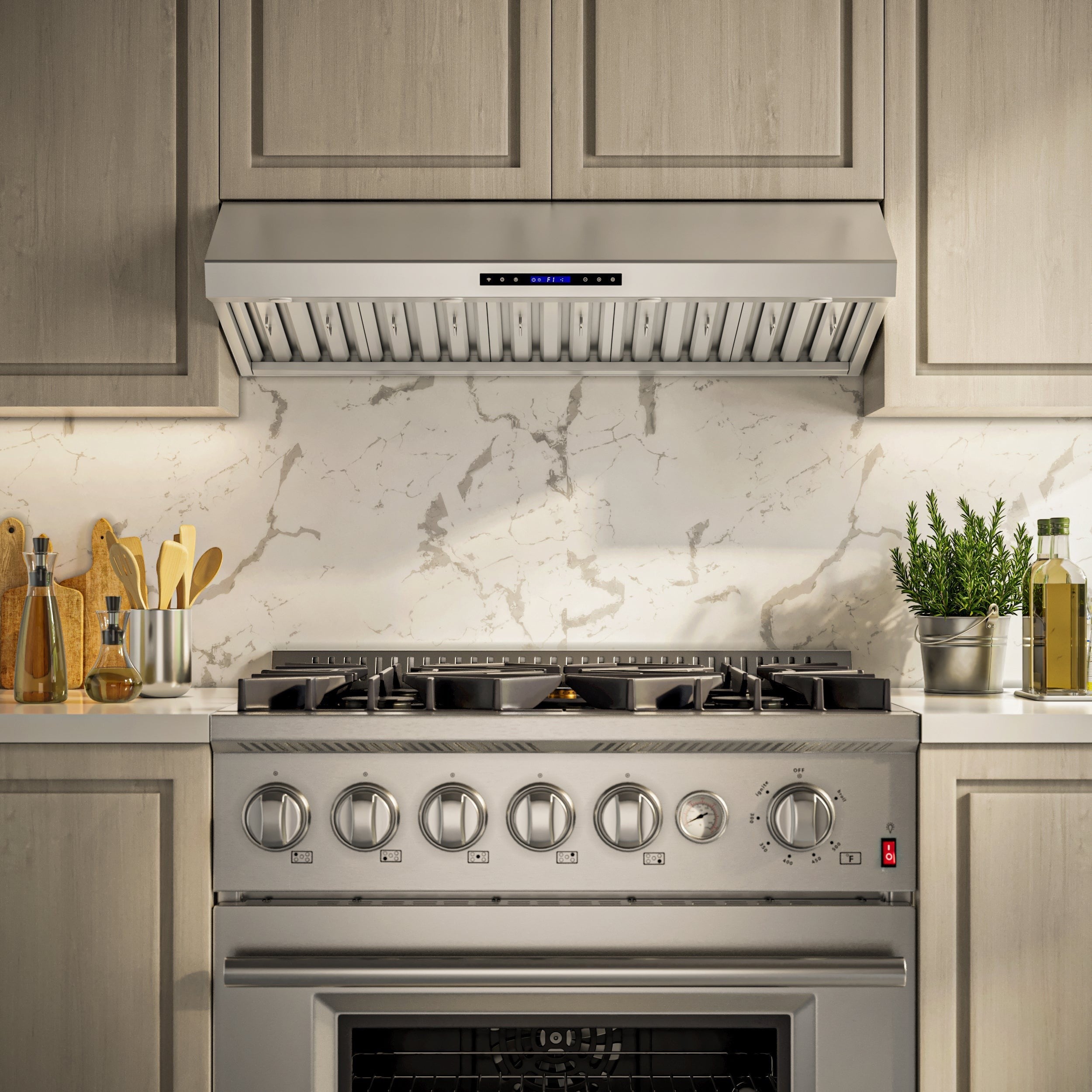 Forno Palazzo 60 in. 1000 CFM Stainless Steel Wall Mount Range Hood | FRHWM5030-60