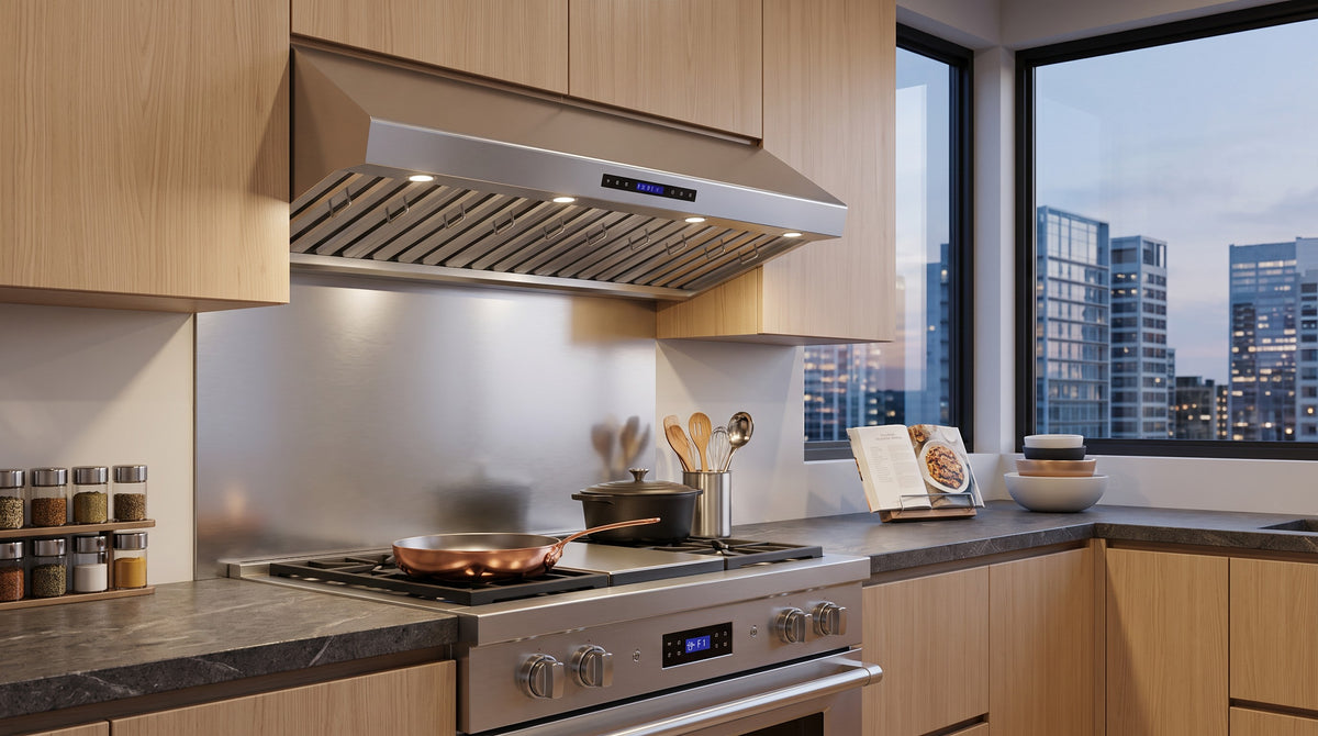 Forno Palazzo 60 in. 1000 CFM Stainless Steel Wall Mount Range Hood | FRHWM5030-60