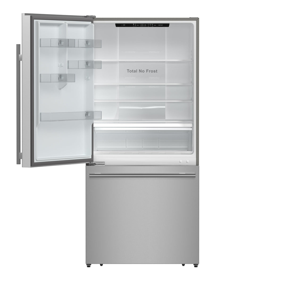 Forno Espresso Milano 62 in. 34.4 cu.ft. Stainless Steel Side-By-Side Refrigerator with Ice Maker | FFFFD1787-60S