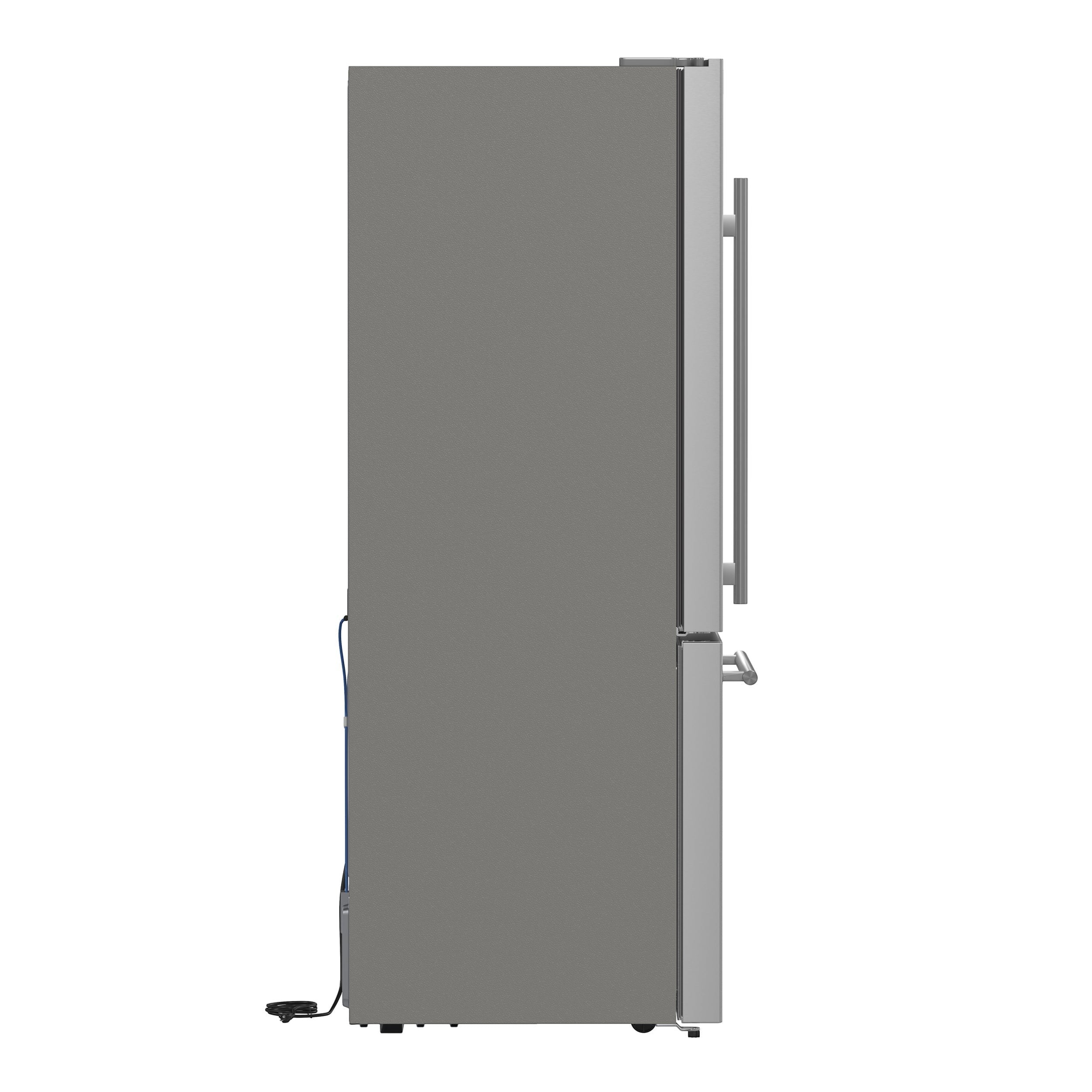 Forno Espresso Milano 62 in. 34.4 cu.ft. Stainless Steel Side-By-Side Refrigerator with Ice Maker | FFFFD1787-60S