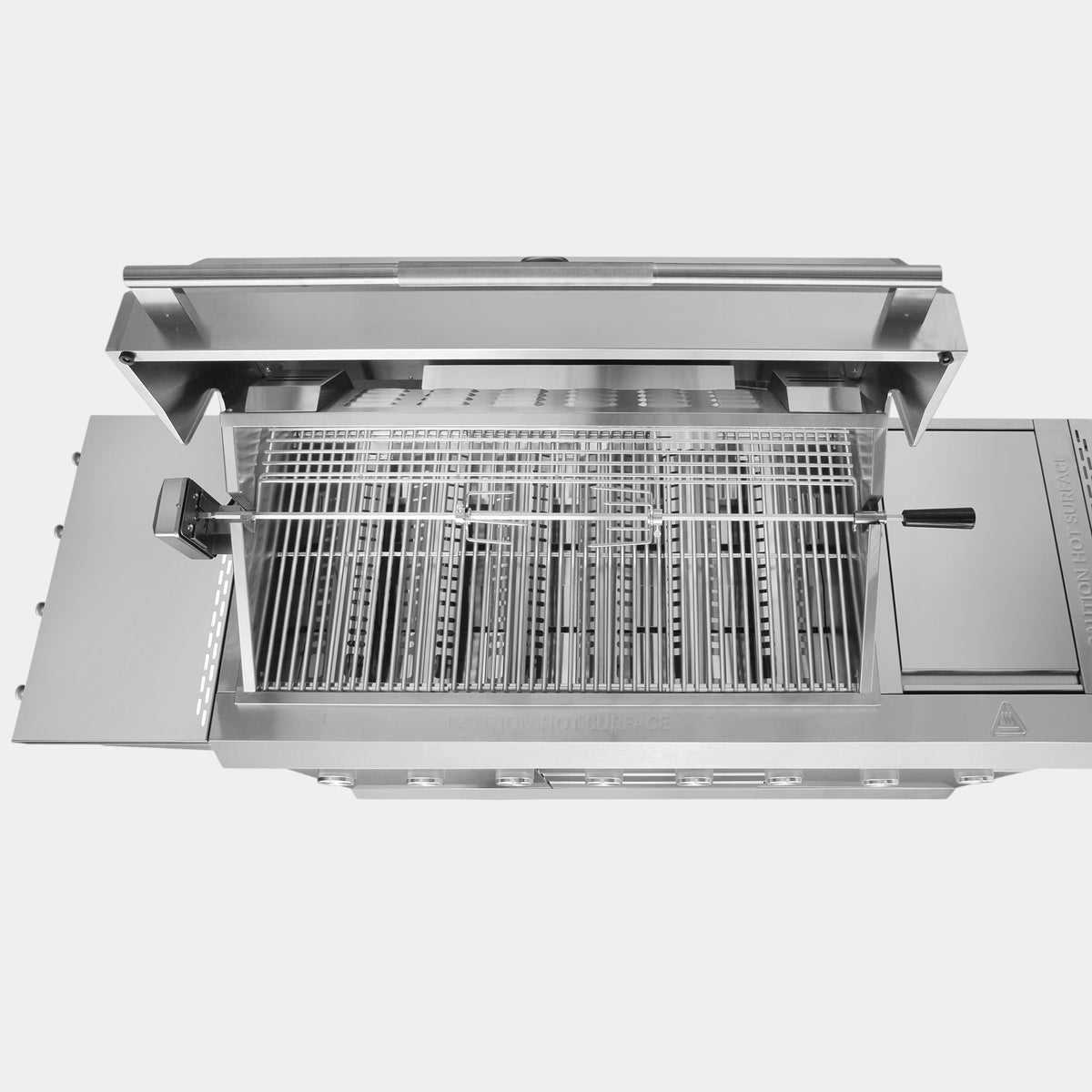 Cosmo Newport 58 in. Stainless Steel Propane Gas Grill with Side Griddle, Infrared Rotisserie and Knob LEDs | COS-GGFN587GSS