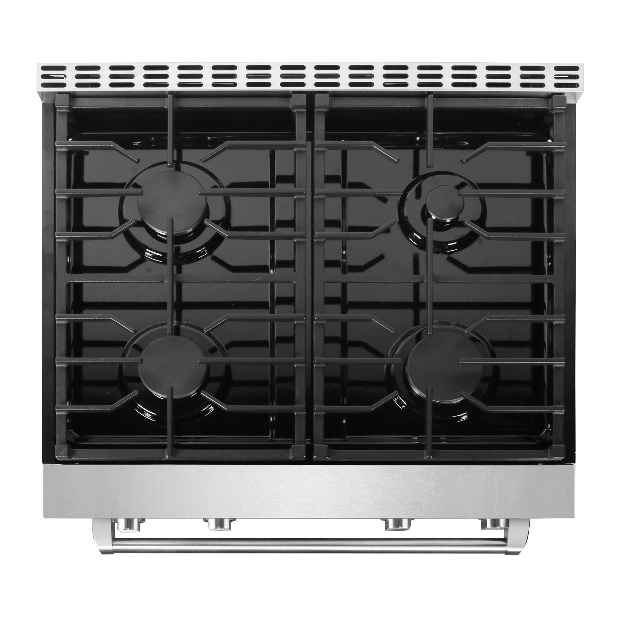 Cosmo Lumin 30 in. 4.8 cu. ft. 4-Burner Stainless Steel Gas Range | COS-GRC304KB