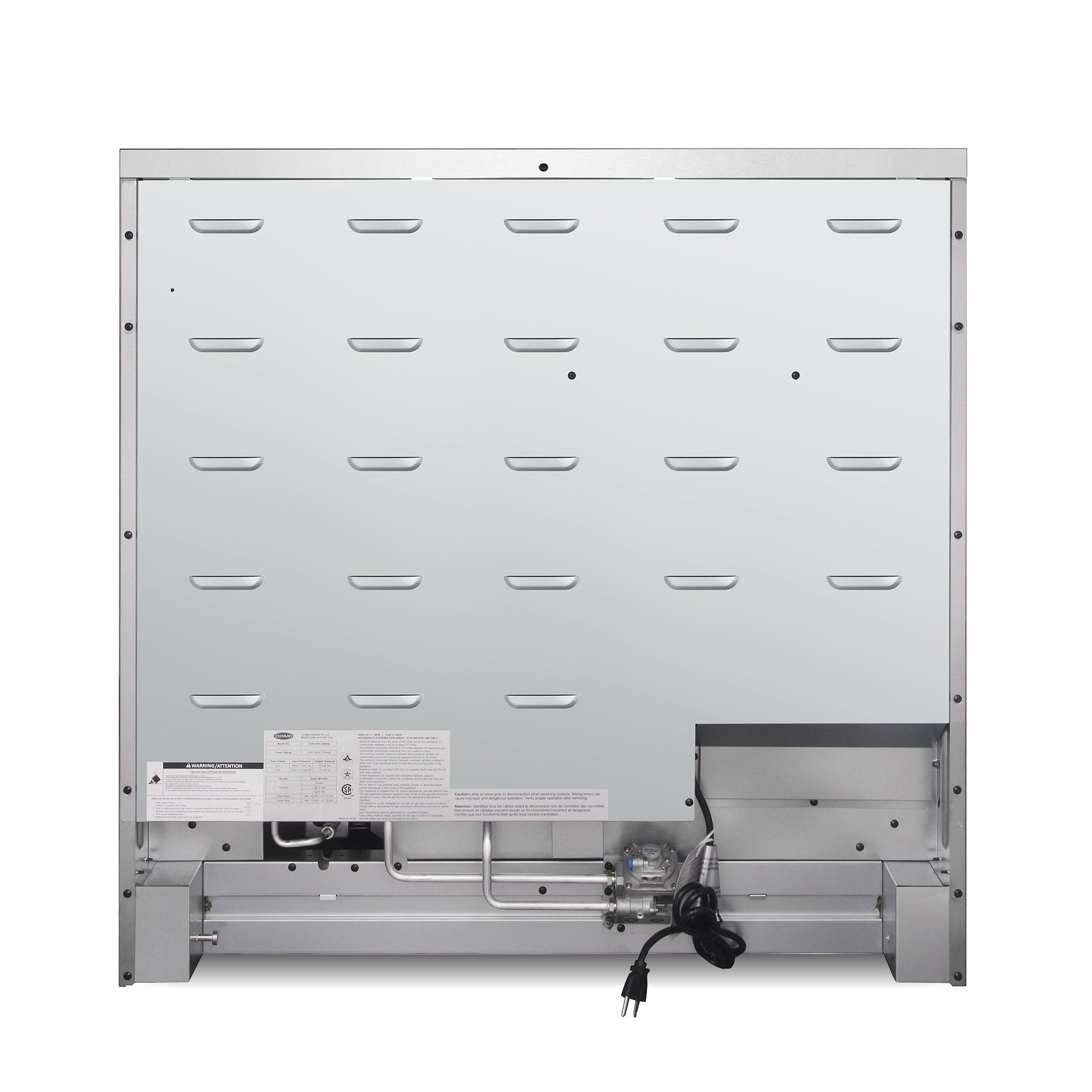 Cosmo Lumin 36 in. 6.0 cu. ft. 6-Burner Stainless Steel Gas Range | COS-GRC366KB