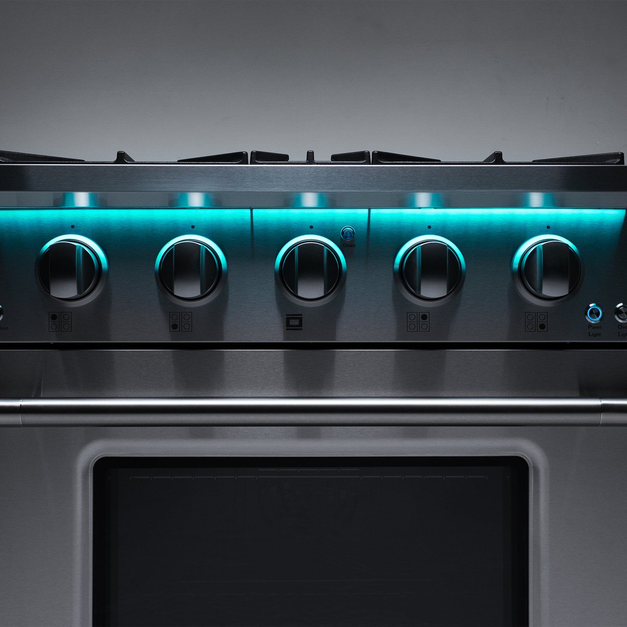 Cosmo Vista 30 in. 4.3 cu. ft. 4-Burner Stainless Steel Gas Range with LED Panel | COS-GRP304
