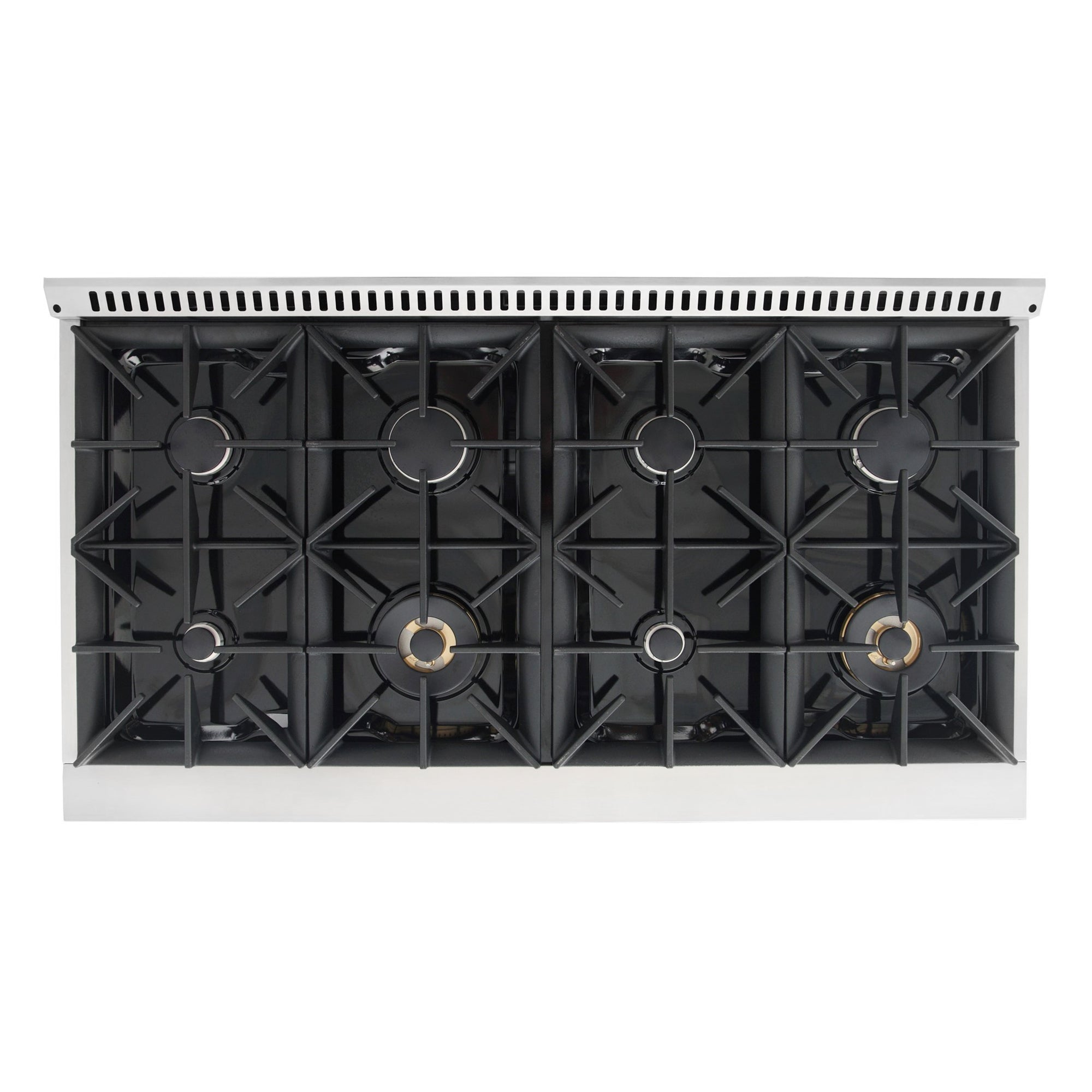 Cosmo Vista 48 in. 5.5 cu. ft. 8-Burner Stainless Steel Gas Range with LED Panel | COS-GRP486G