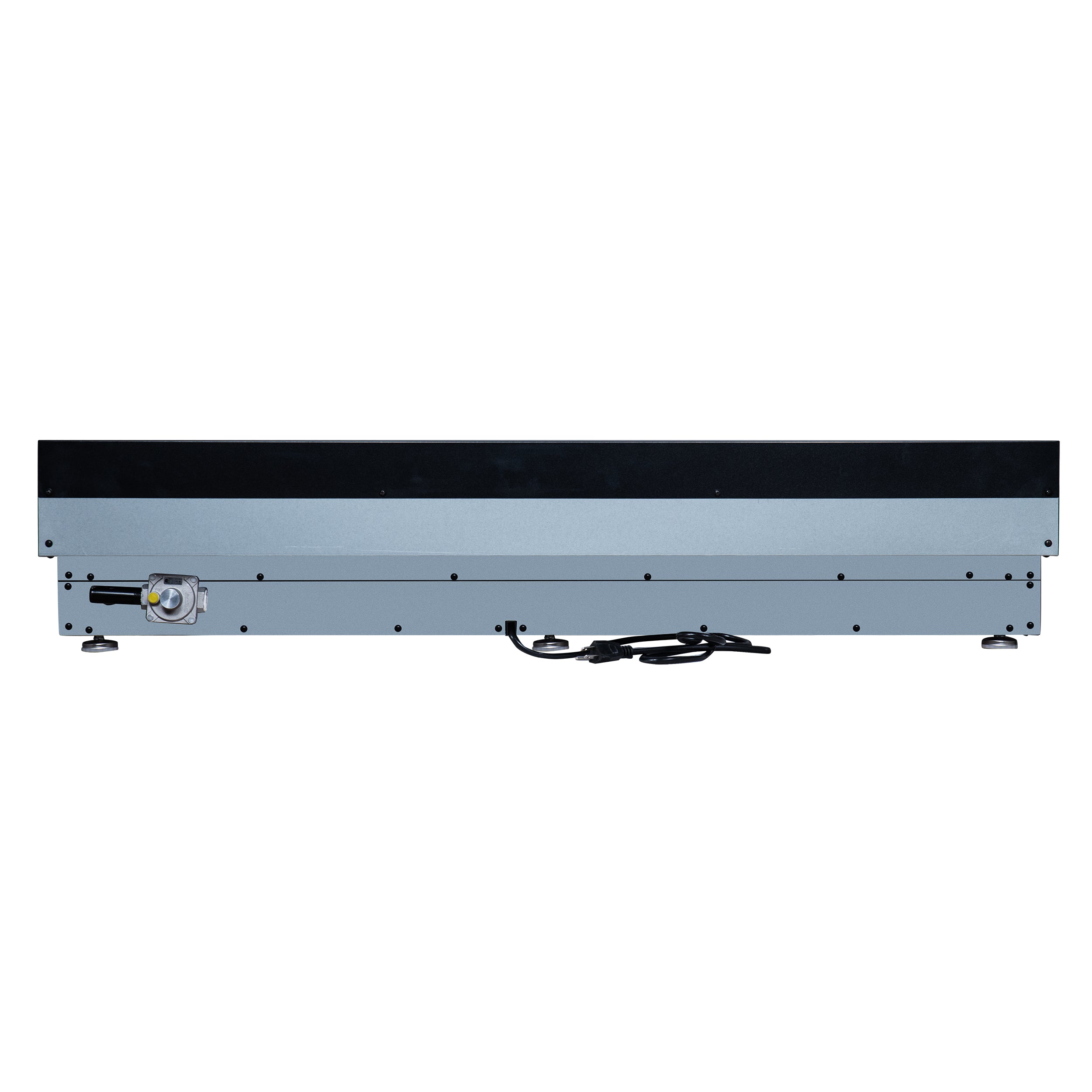 Forno Valente 48 in. Black Gas Rangetop with 8 Sealed Burners and Cast Iron Grates | FCTGS5799-48CPBLK