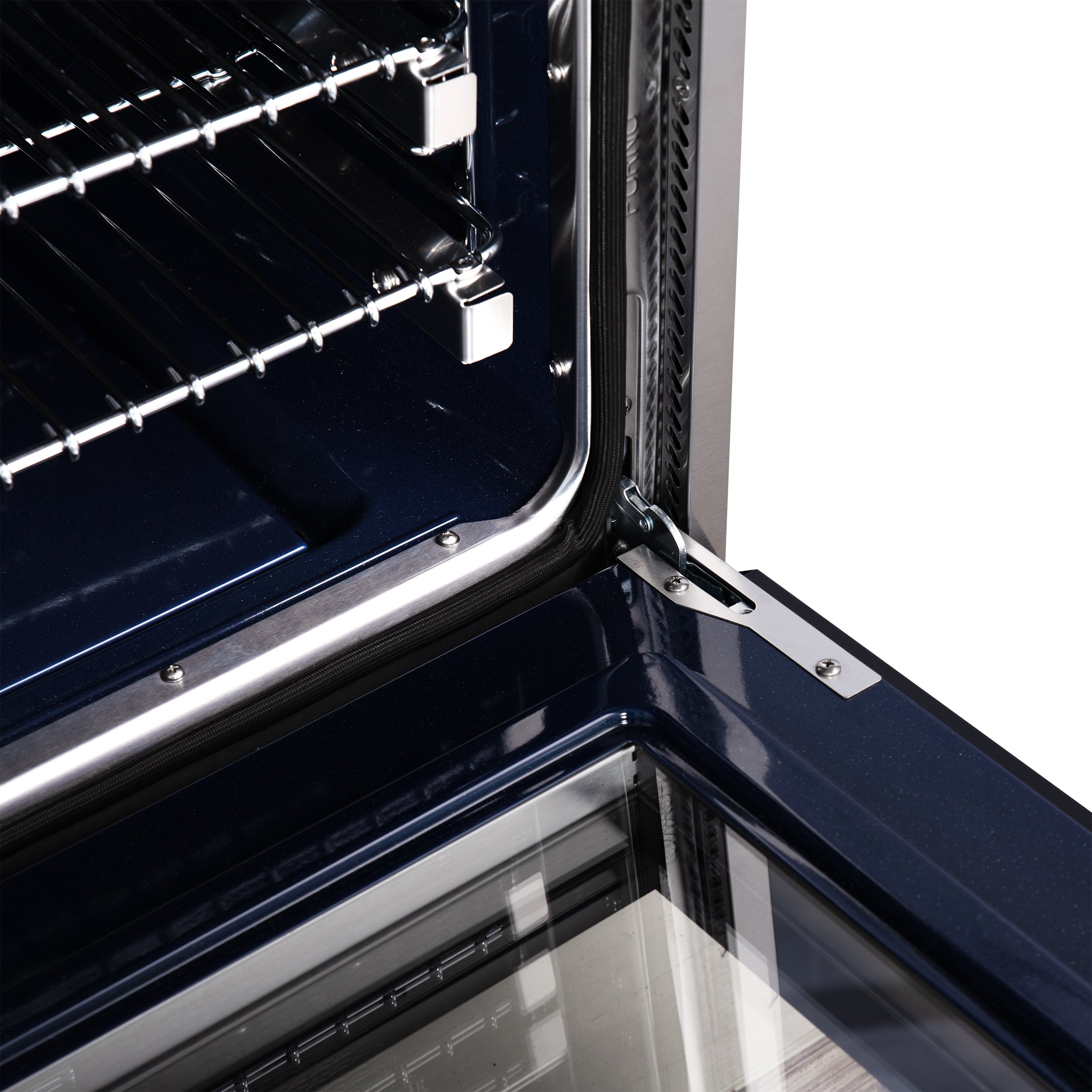 Forno Massimo 30 in. 4.32 cu. ft. 5-Burner Black Gas Range with Antique Brass Accents | FFSGS6239-30BLK