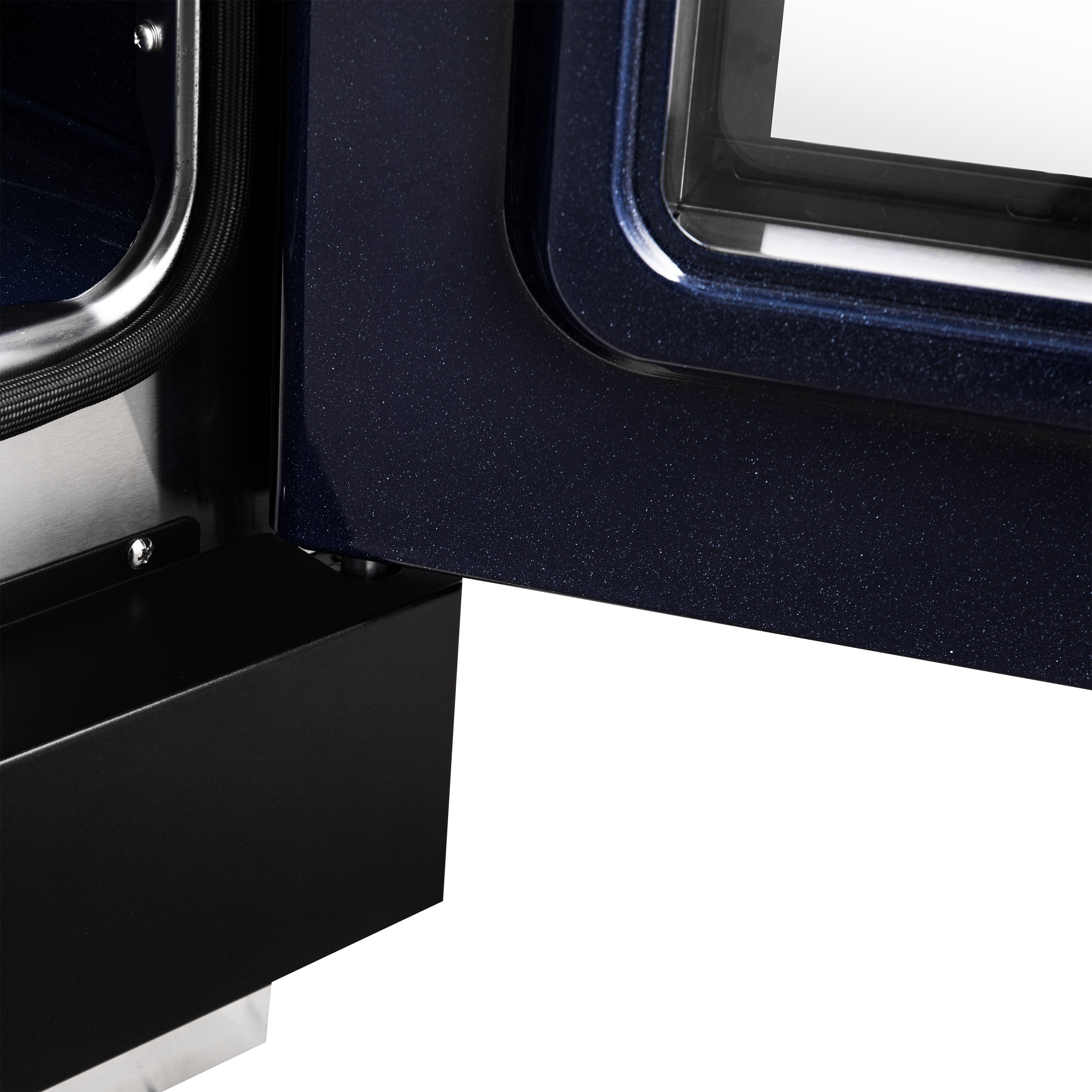 Forno Capriasca 30 in. 4.32 cu. ft. 5-Burner Black French Door Gas Range with Antique brass Accents | FFSGS6460-30BLK