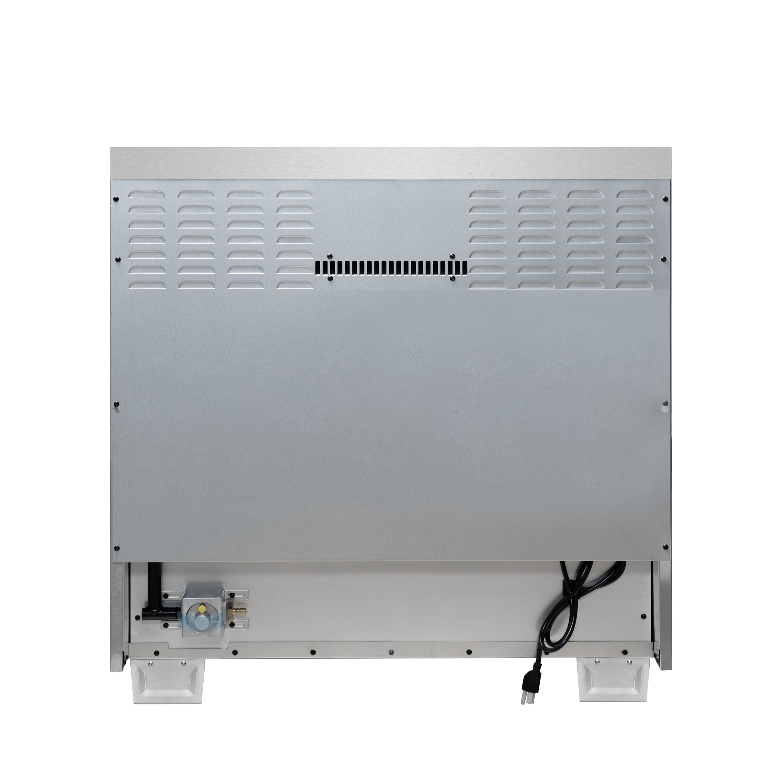 Forno Capriasca 36 in. 5.36 cu. ft. 6-Burner Black French Door Gas Range with Antique brass Accents | FFSGS6460-36BLK