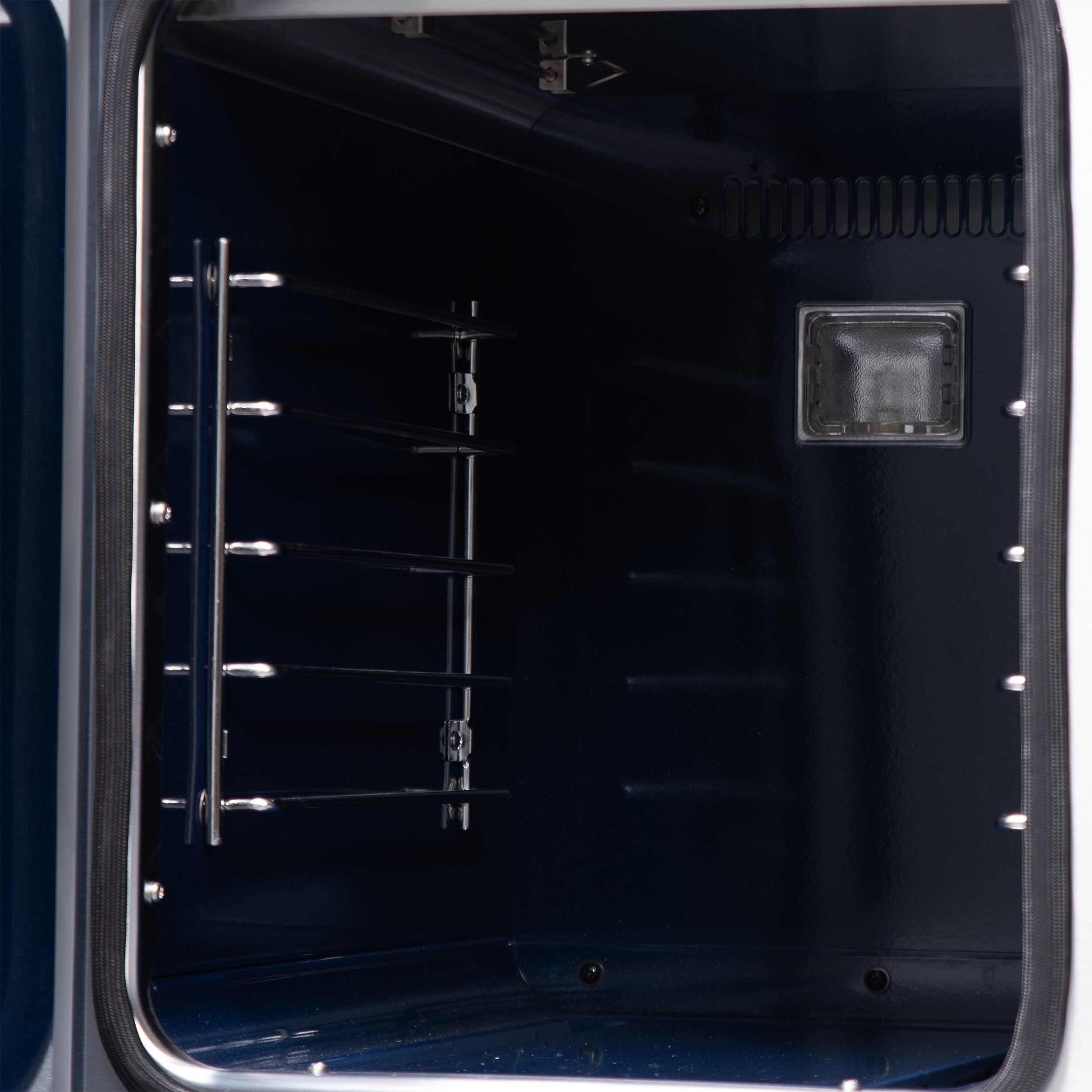 Forno Capriasca 48-Inch Black Freestanding French Door Gas Range, 8 Burners, Convection Oven, Energy Efficient