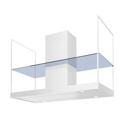 Futuro 48 in. Glass Panel for 48 in. Europe Island Range Hood