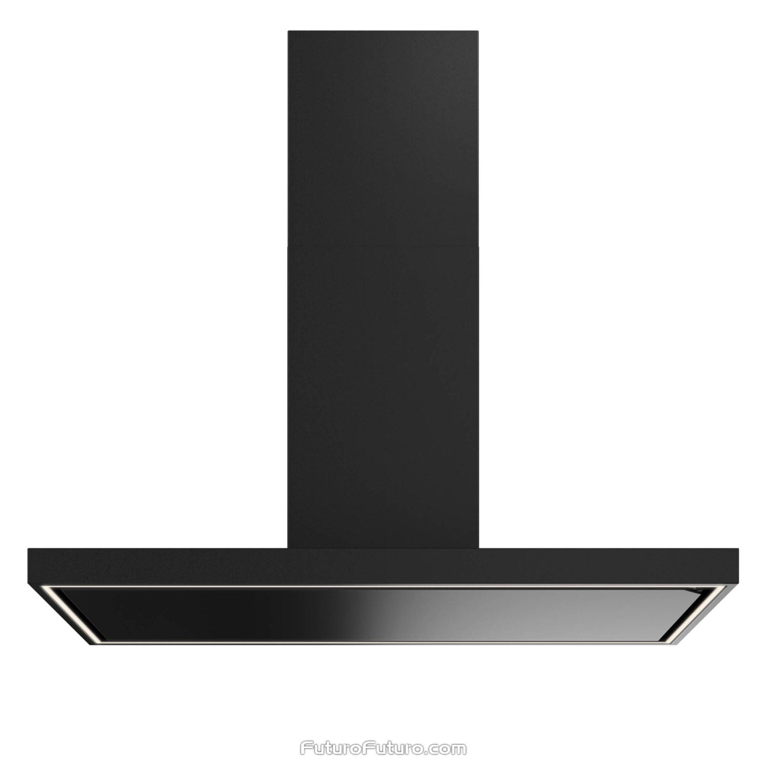 Futuro Turo 48 in. 940 CFM Black Island Mount Range Hood | IS48TURO-BLK
