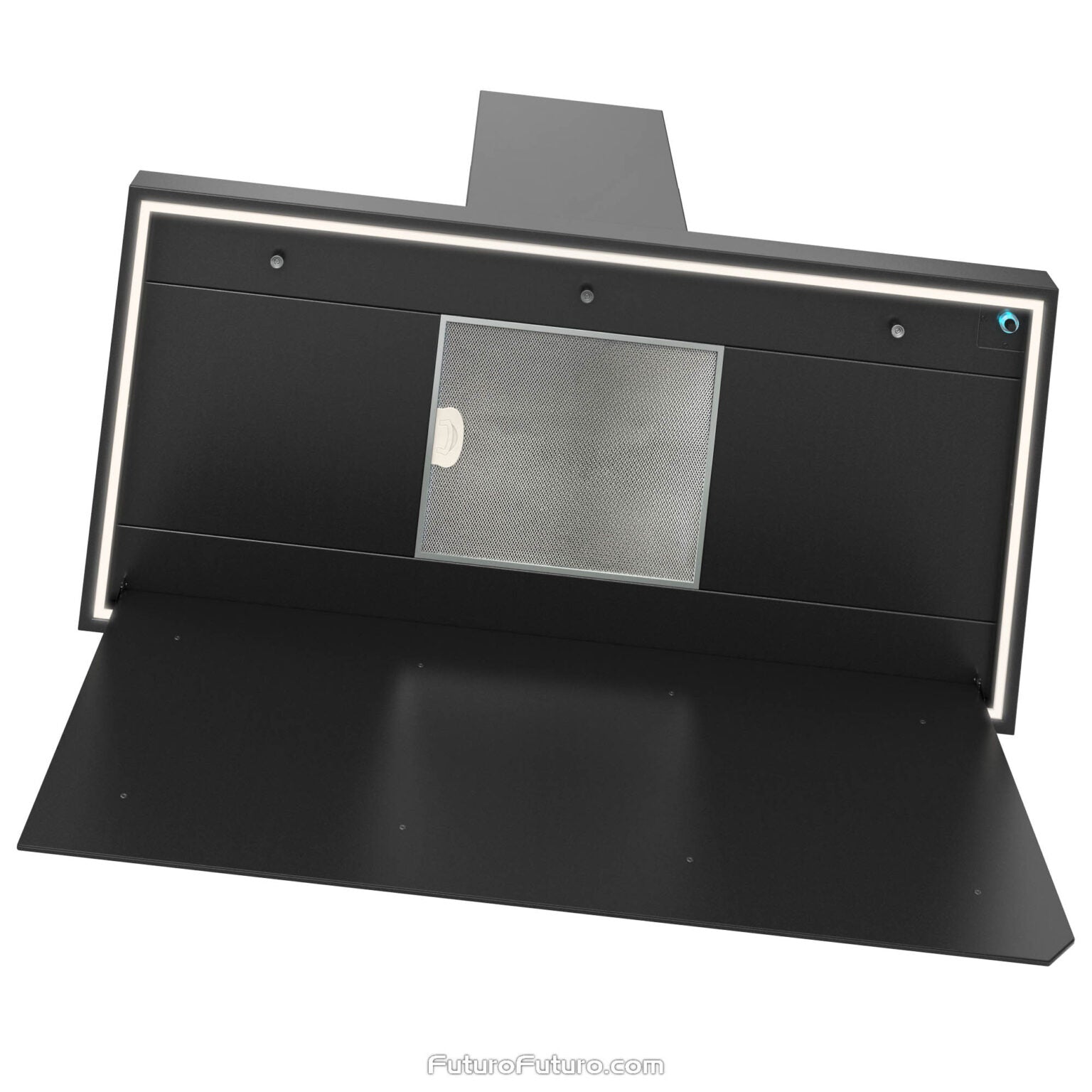 Futuro Turo 48 in. 940 CFM Black Island Mount Range Hood | IS48TURO-BLK