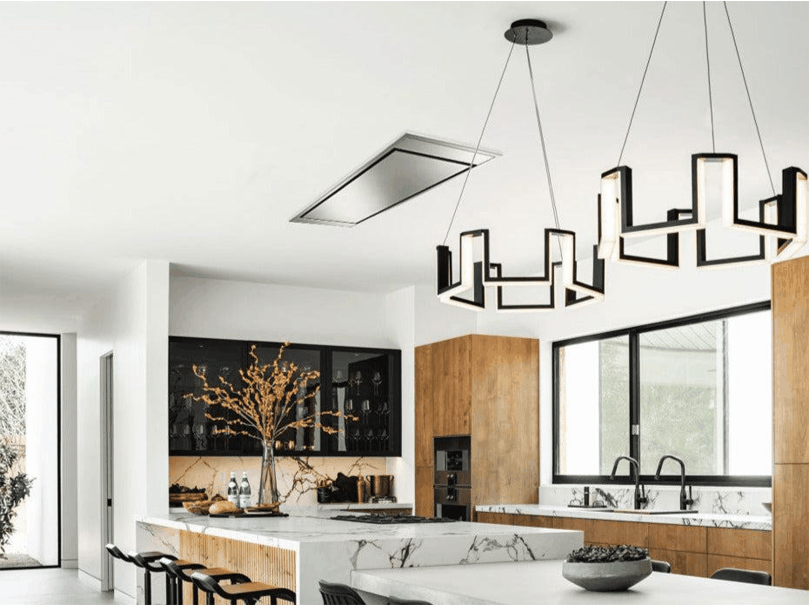 VICTORY Horizon 900 CFM Stainless Steel Flush Ceiling Mount Range Hood | HORIZON