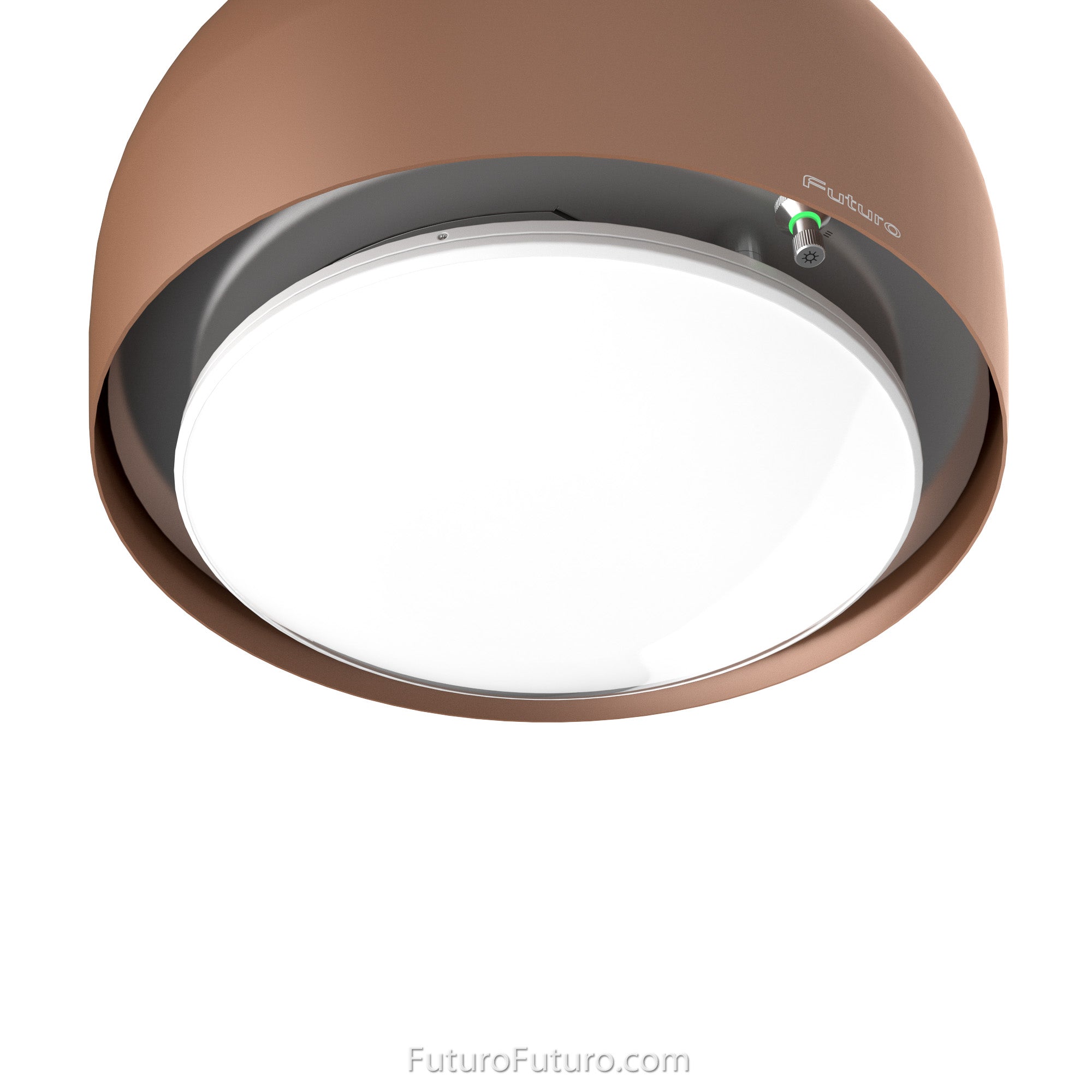 Futuro Dome 21 in. 940 CFM Copper Island Mount Range Hood | IS21DOME-CR