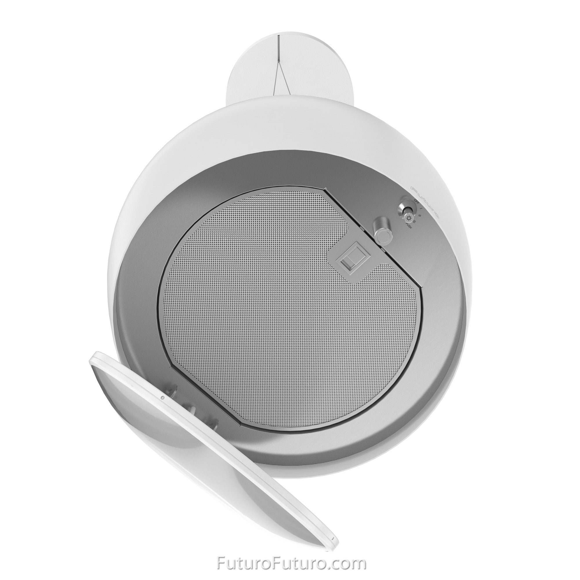 Futuro Dome 21 in. 940 CFM White Island Mount Range Hood | IS21DOME-WHT