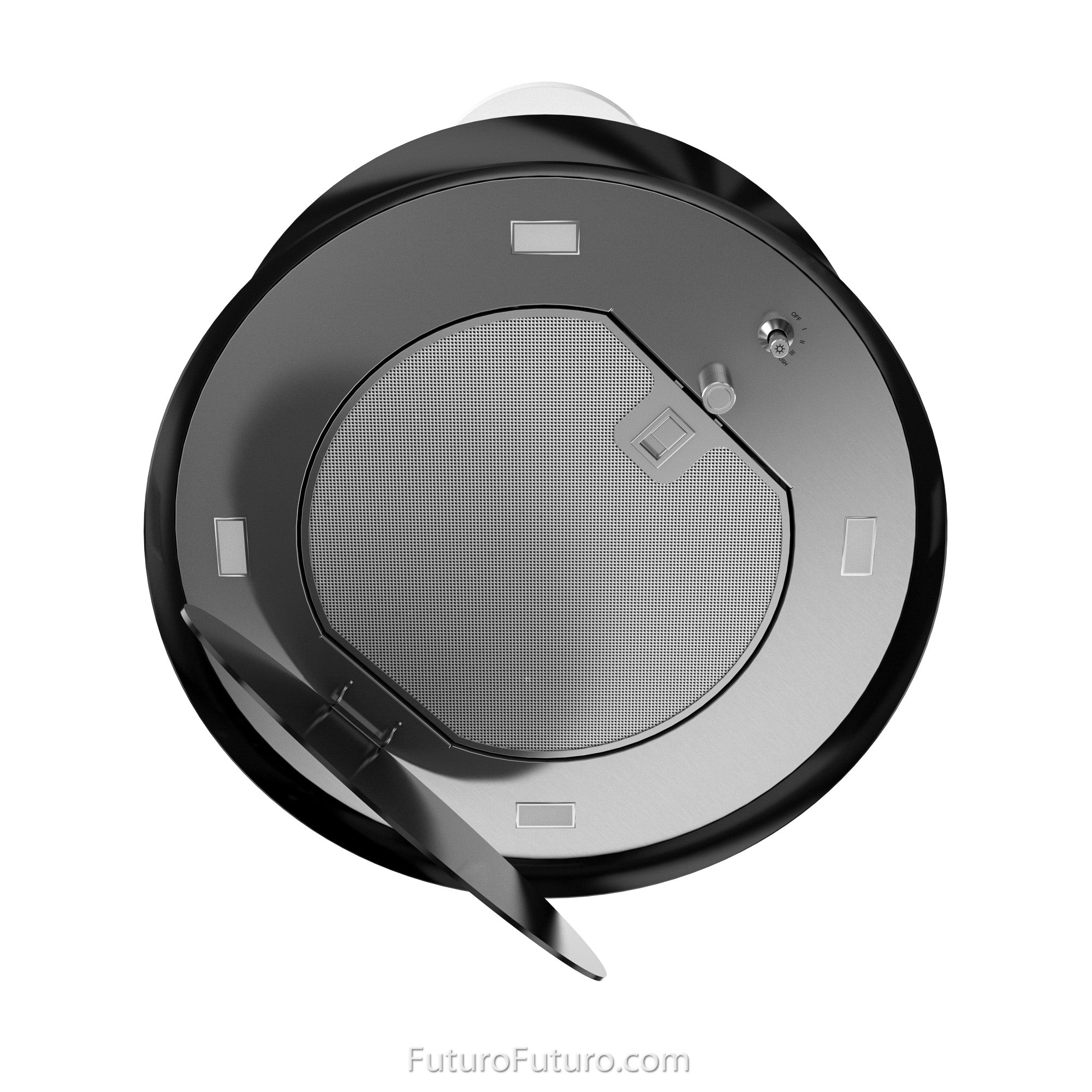 Futuro Arena 24 in. 940 CFM Black Island Mount Range Hood | IS24ARENA-BLK