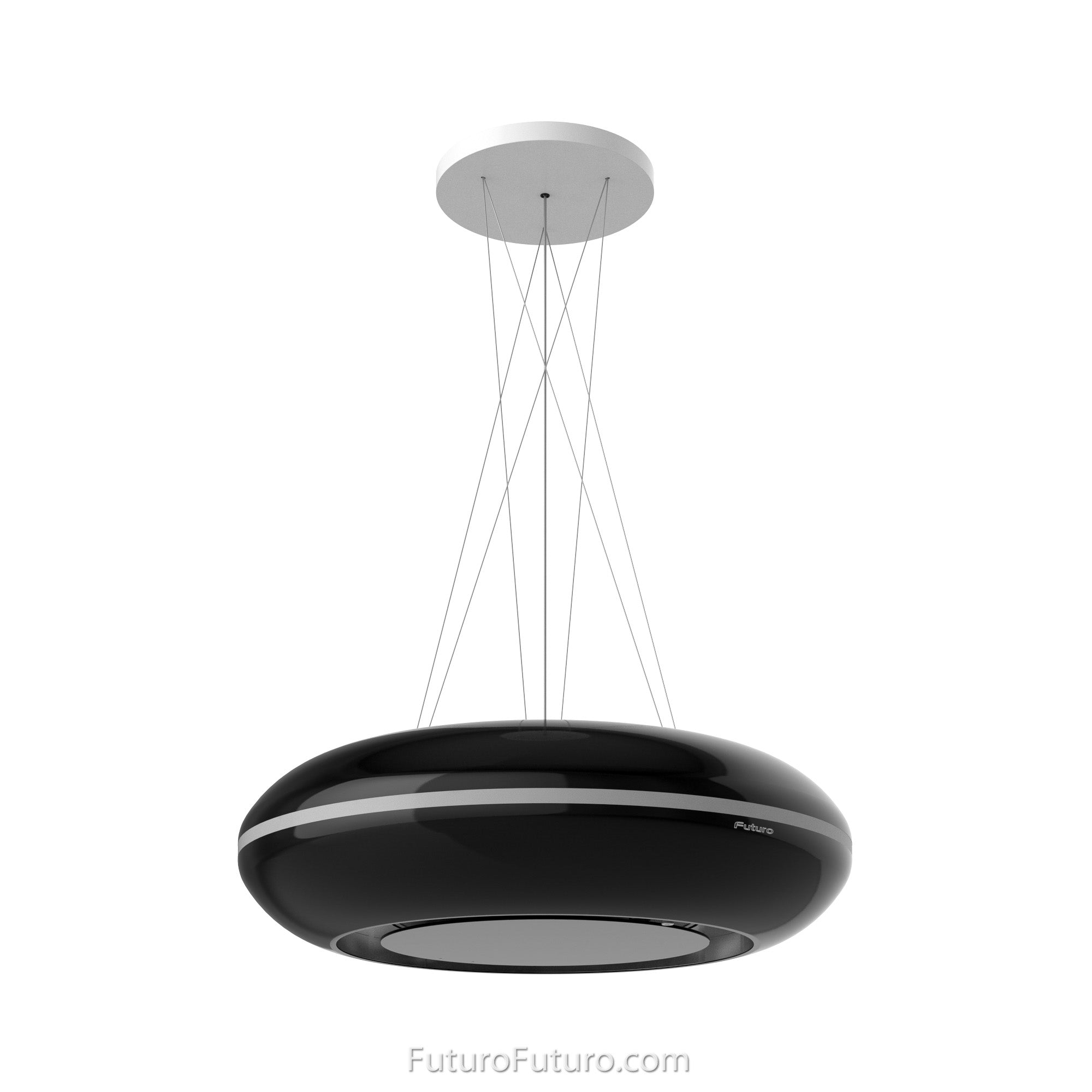 Futuro Orbit 30 in. 940 CFM Black Island Mount Range Hood | IS30ORBIT-BLK