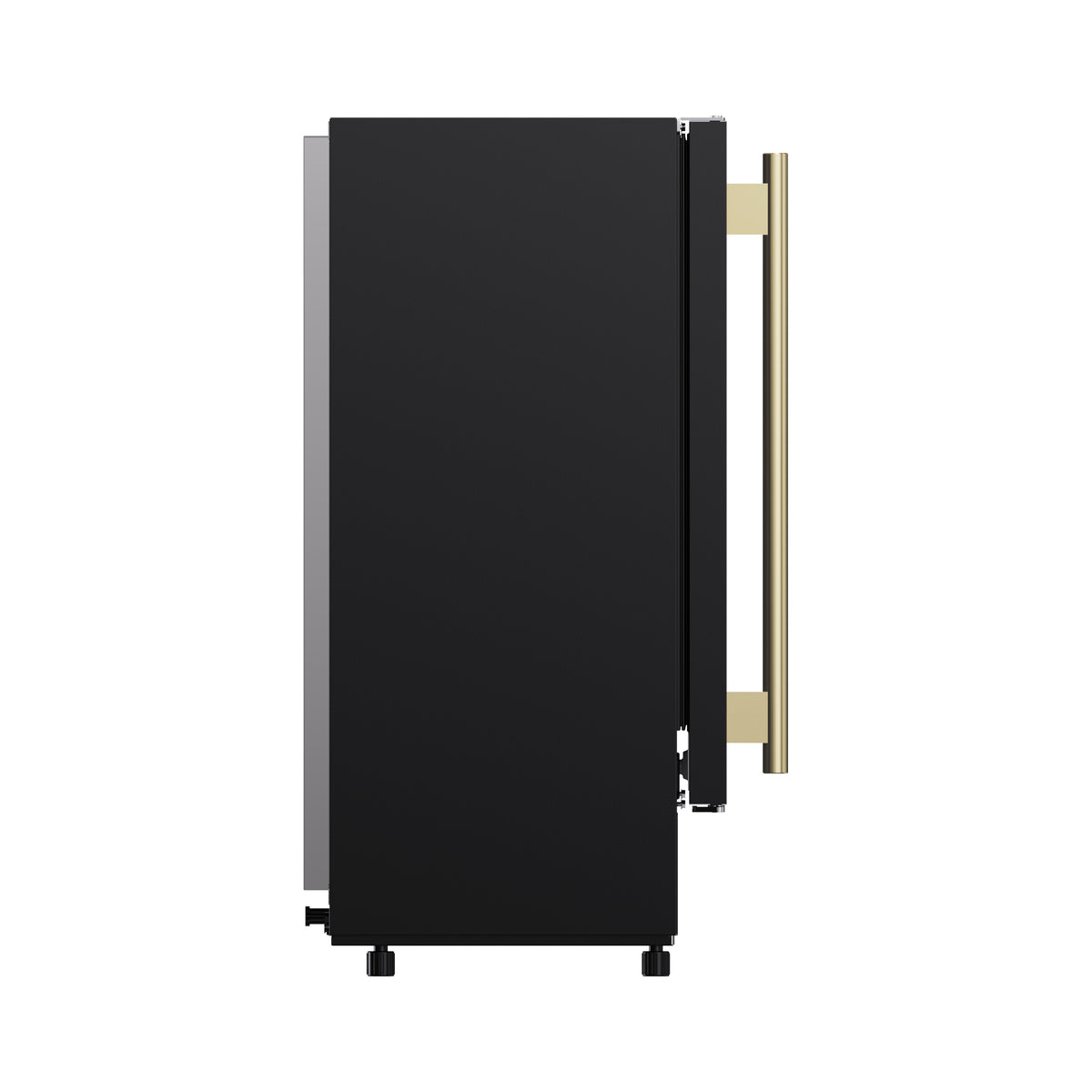 Cristallo 15 Inch Freestanding/Undercounter Ice maker, 66.1 lbs Chewable nugget, 8 kg / 17.6 lbs of ice storage, Black