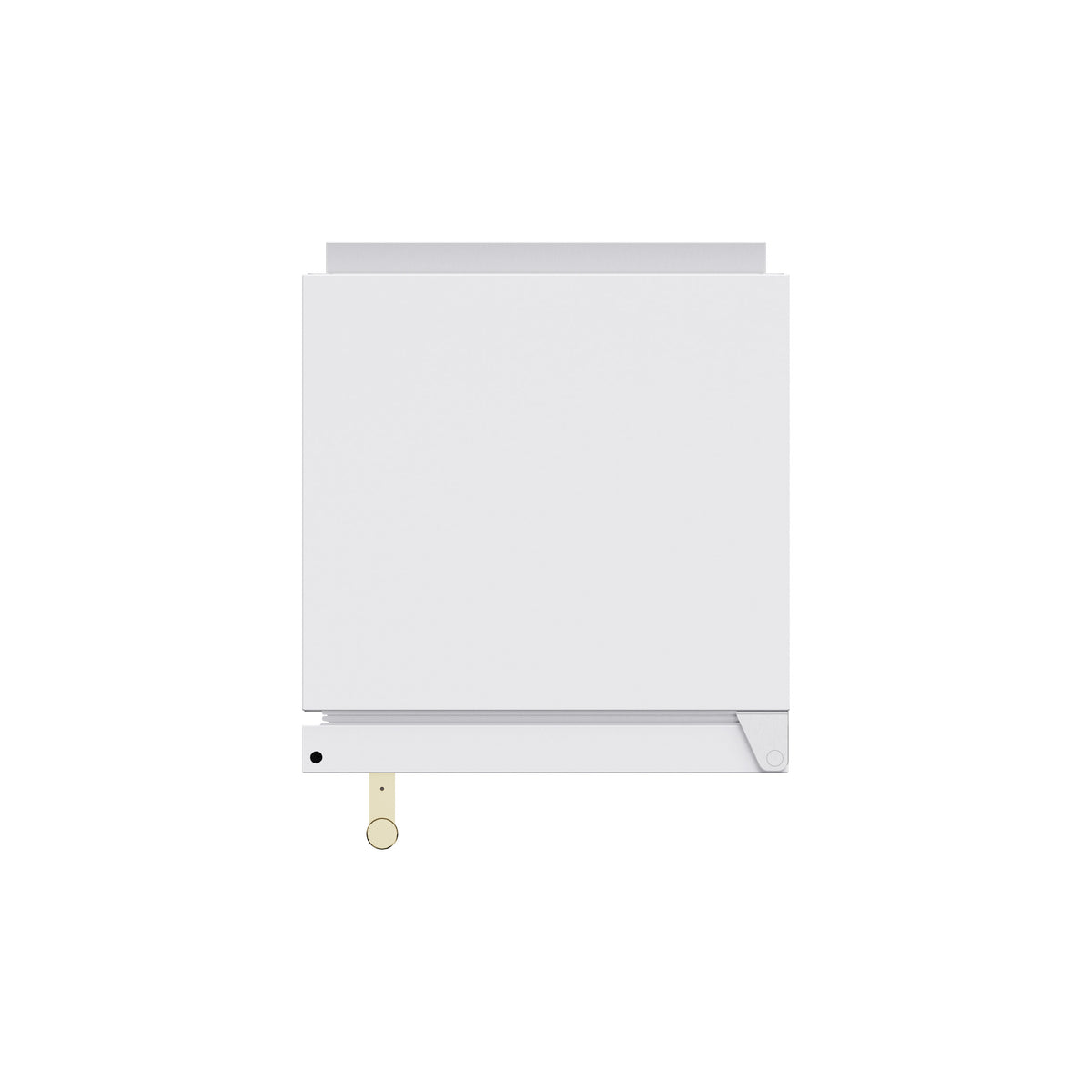 Cristallo 15 Inch Freestanding/Undercounter Ice maker, 66.1 lbs Chewable nugget, 8 kg / 17.6 lbs of ice storage, White