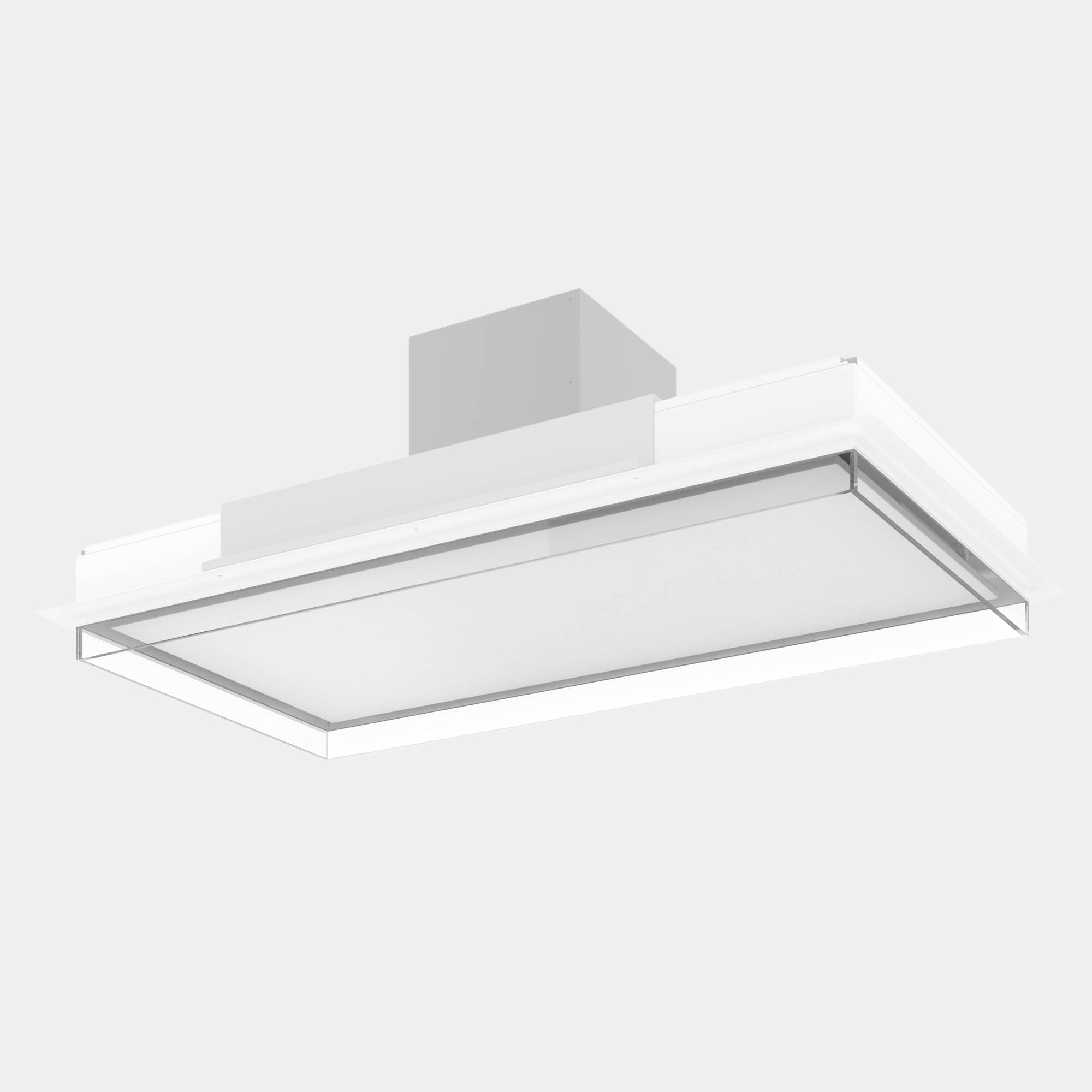 Futuro Alina 48 in. 940 CFM White Ceiling Mount Range Hood | IS48ALINA-WHT